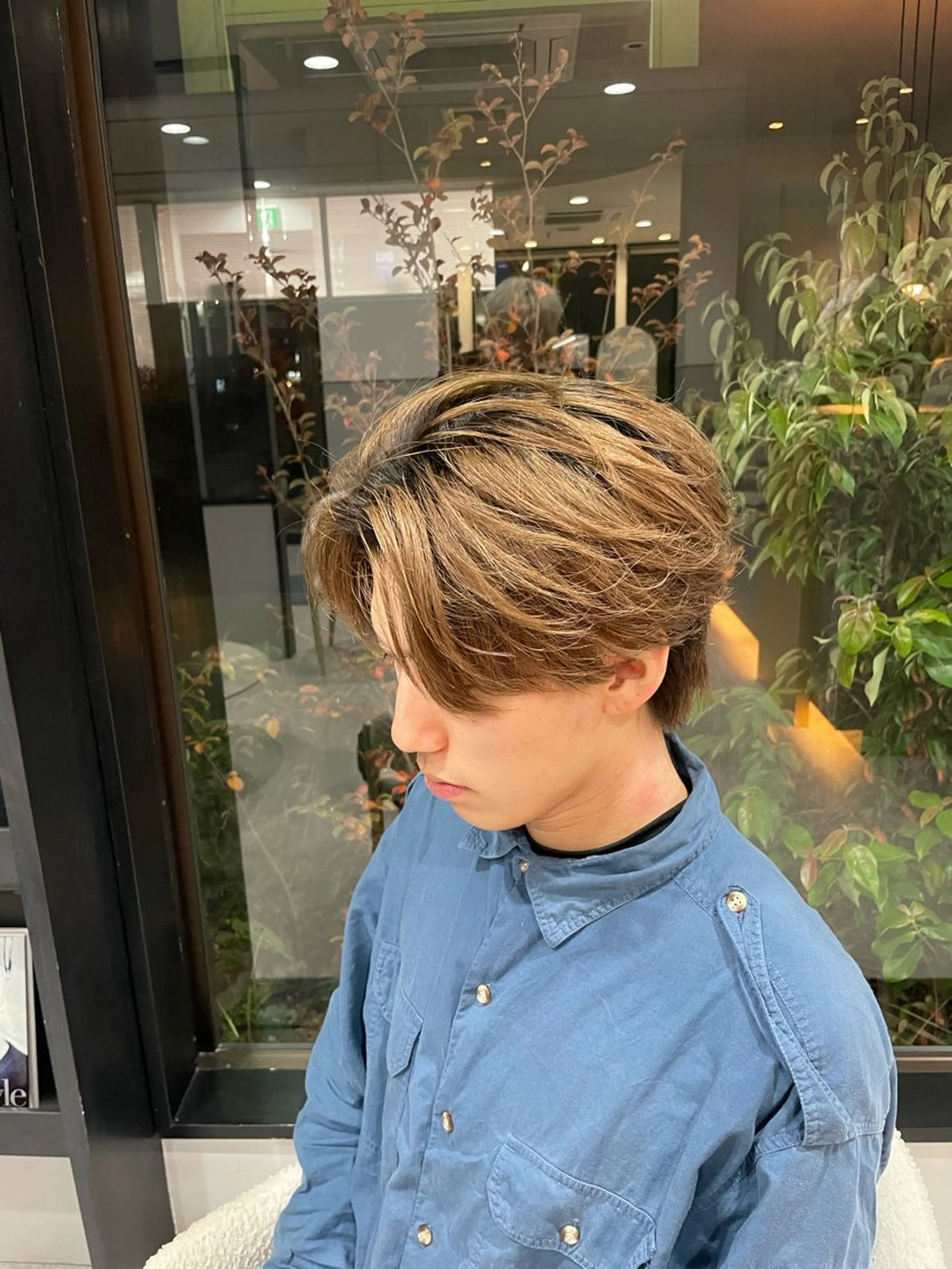 メンズ カット ヘアカラー 長尾 康生のヘアスタイル