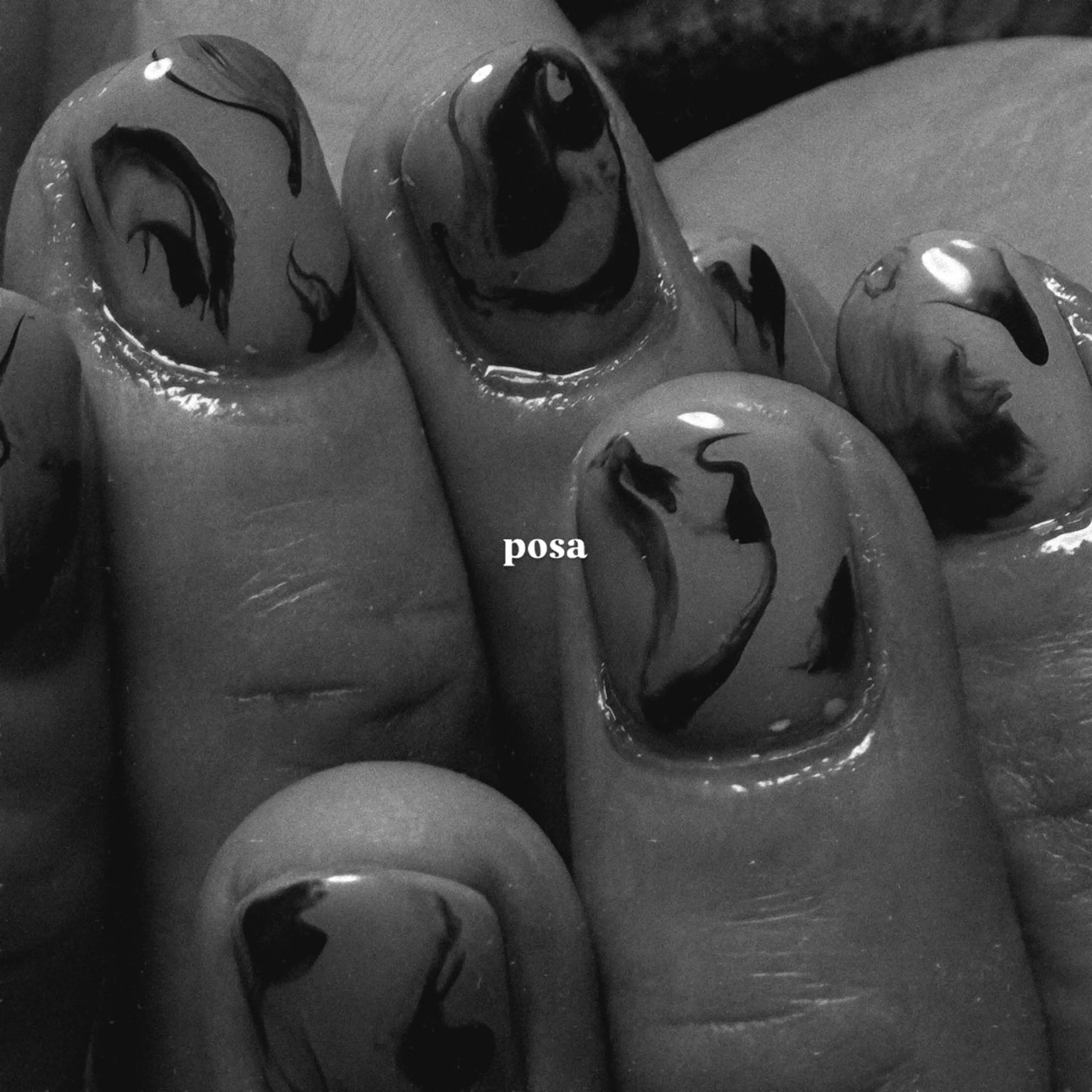 ネイル ニュアンスネイル シンプルネイル ハンドネイル posa nail モエミのネイルデザイン