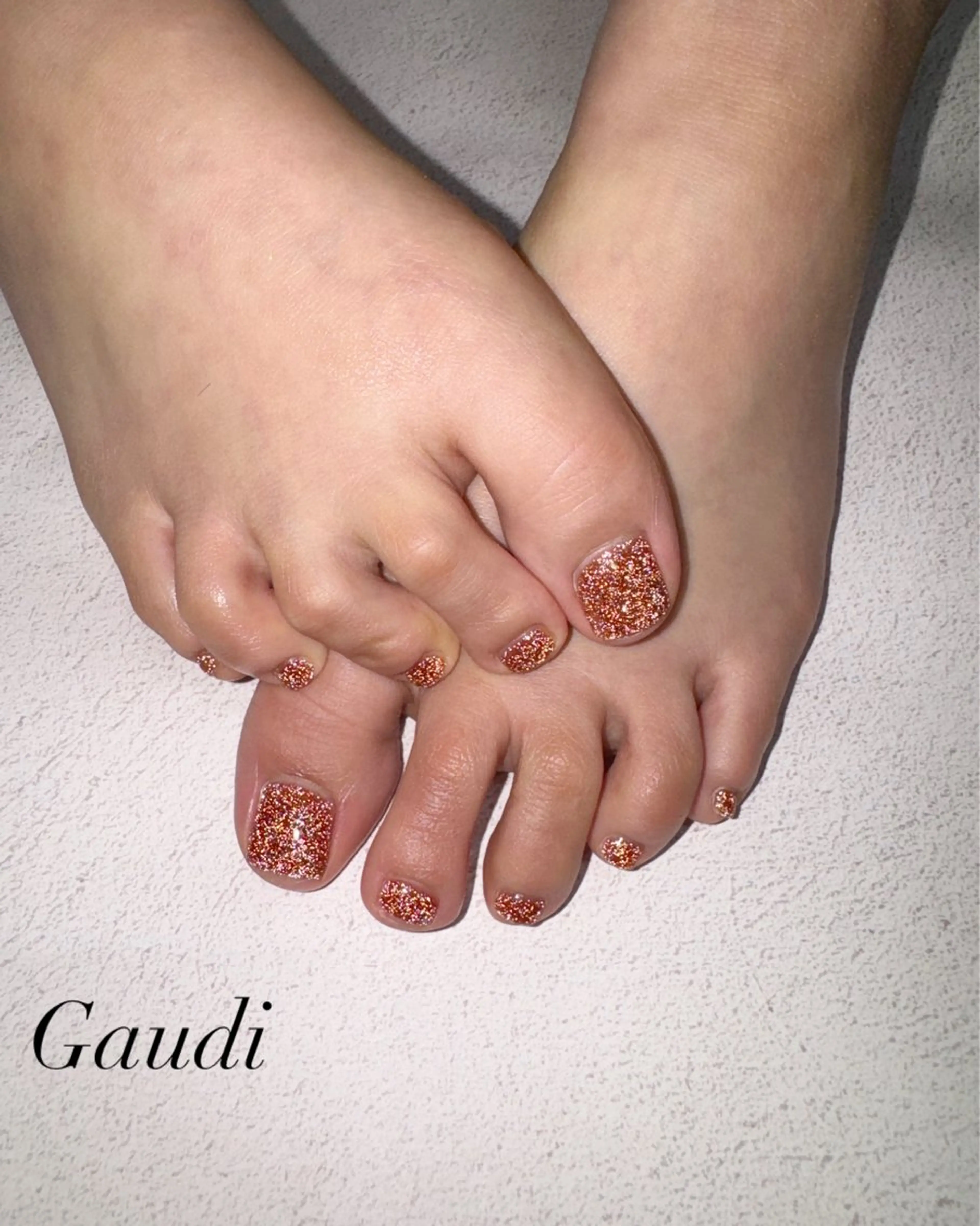 ジェルフットネイルの写真