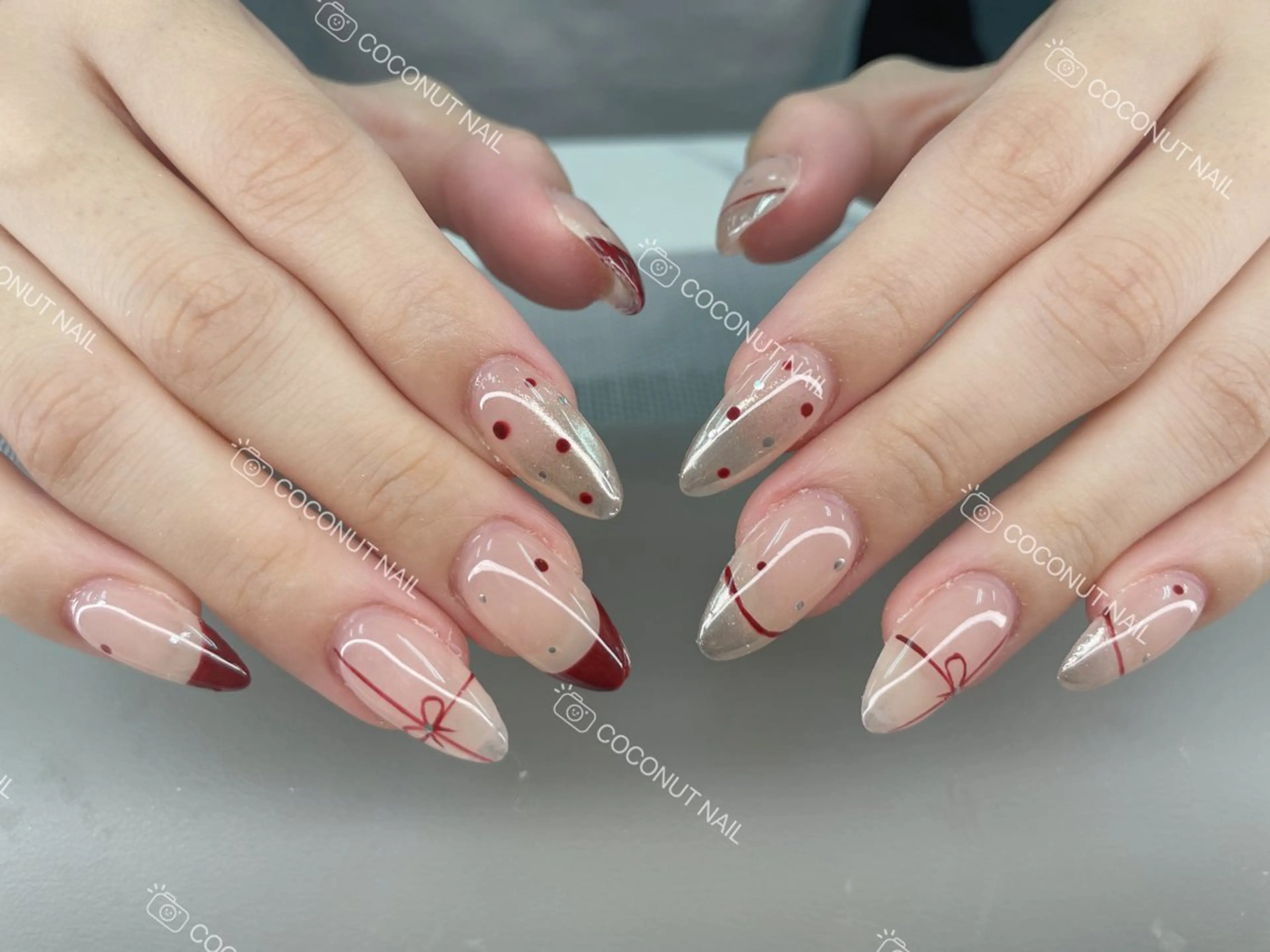 ネイル ハンドネイル 神田 ココナッツのネイルデザイン