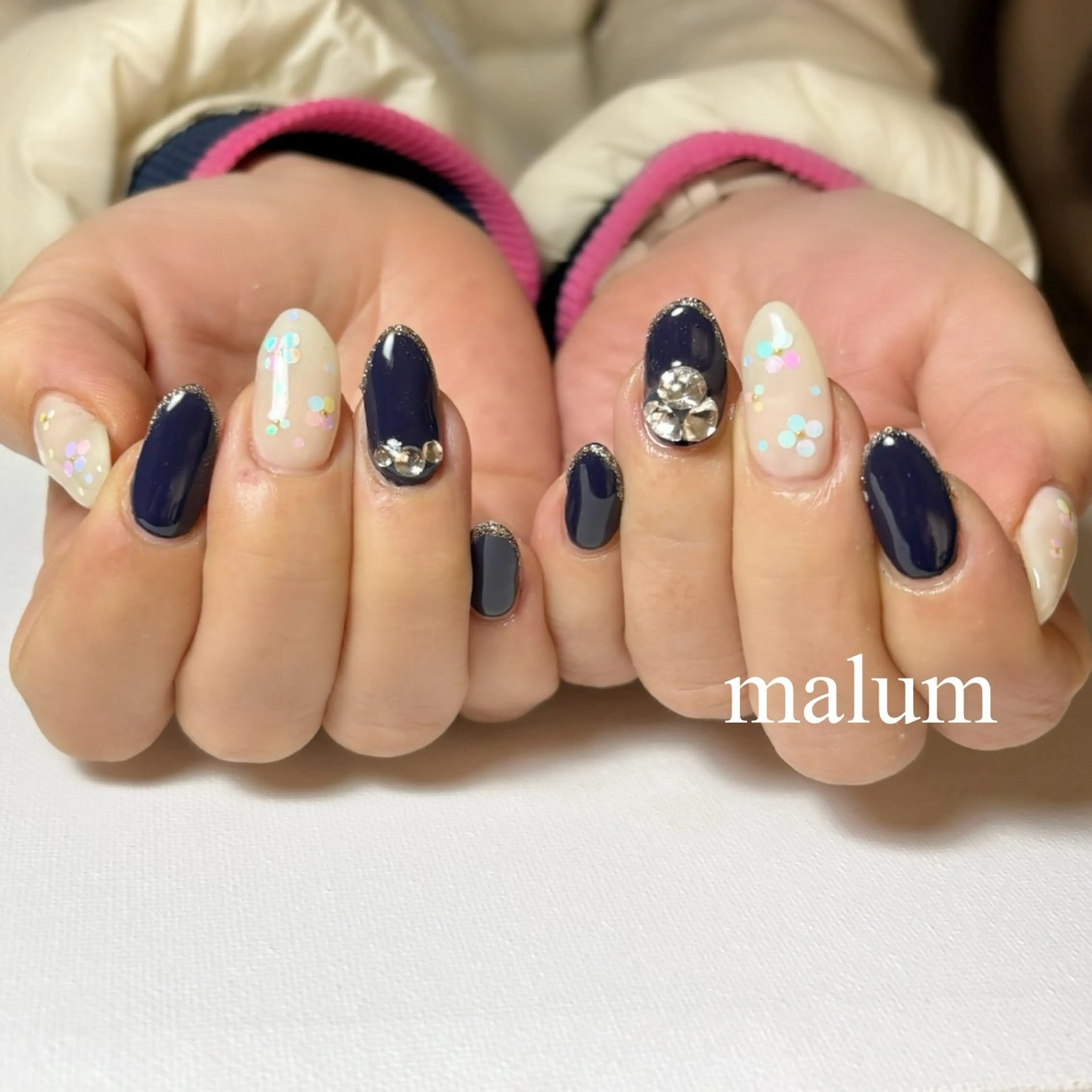 ネイル ハンドネイル malum nailのネイルデザイン
