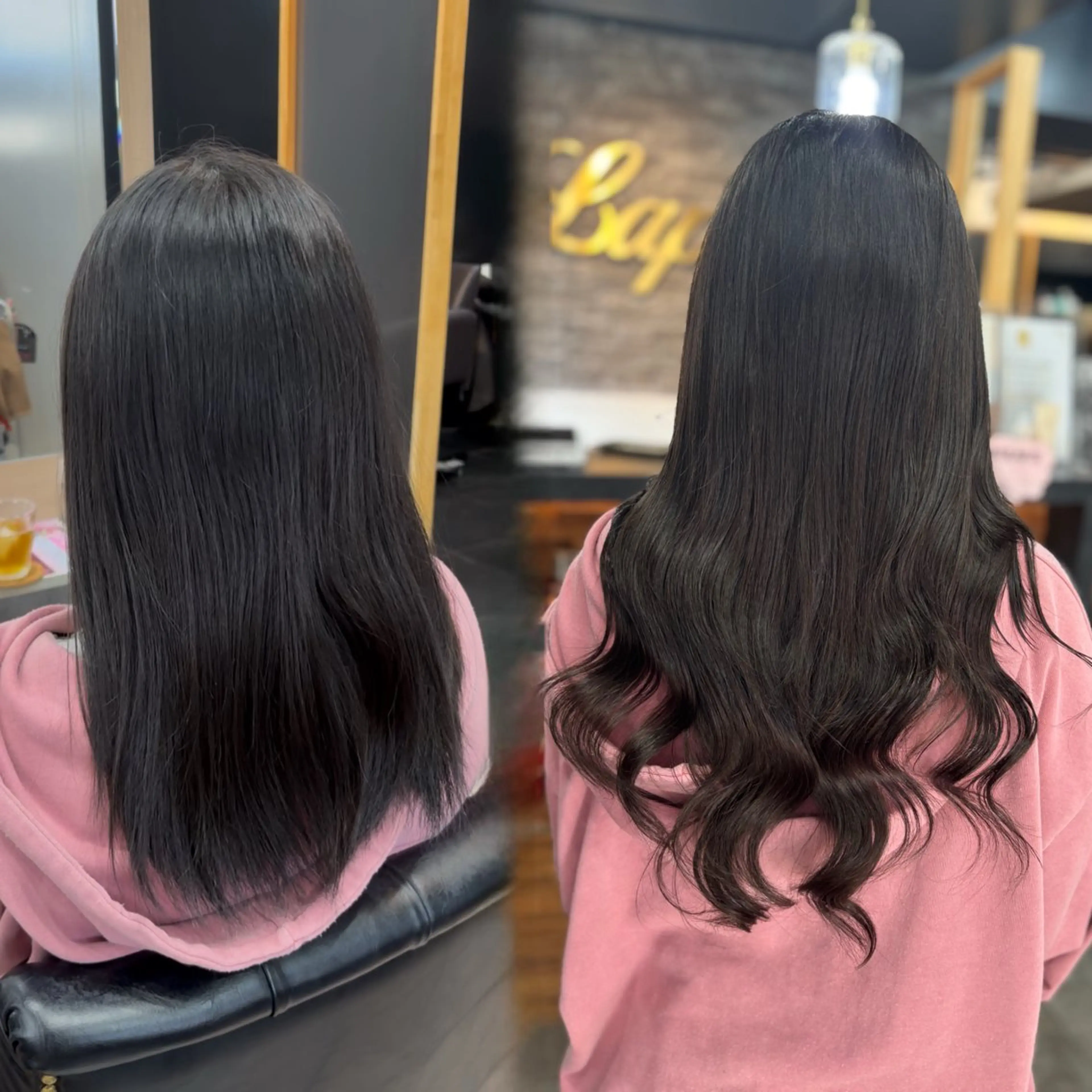 ロング エクステ 髪質改善 レイヤーカット ロング エクステ 横浜/エクステ特化× 艶カラー/あいかのヘアスタイル