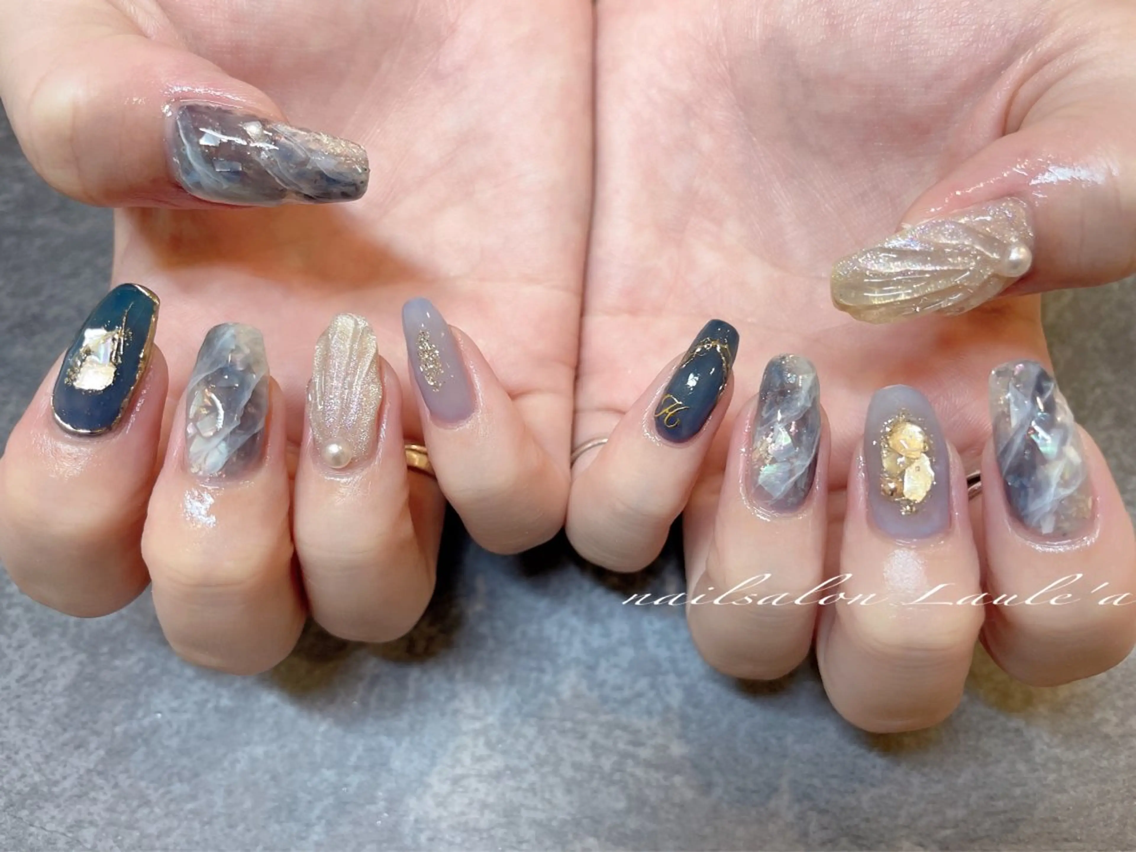 ネイル ハンドネイル nailsalon Laule'aのネイルデザイン