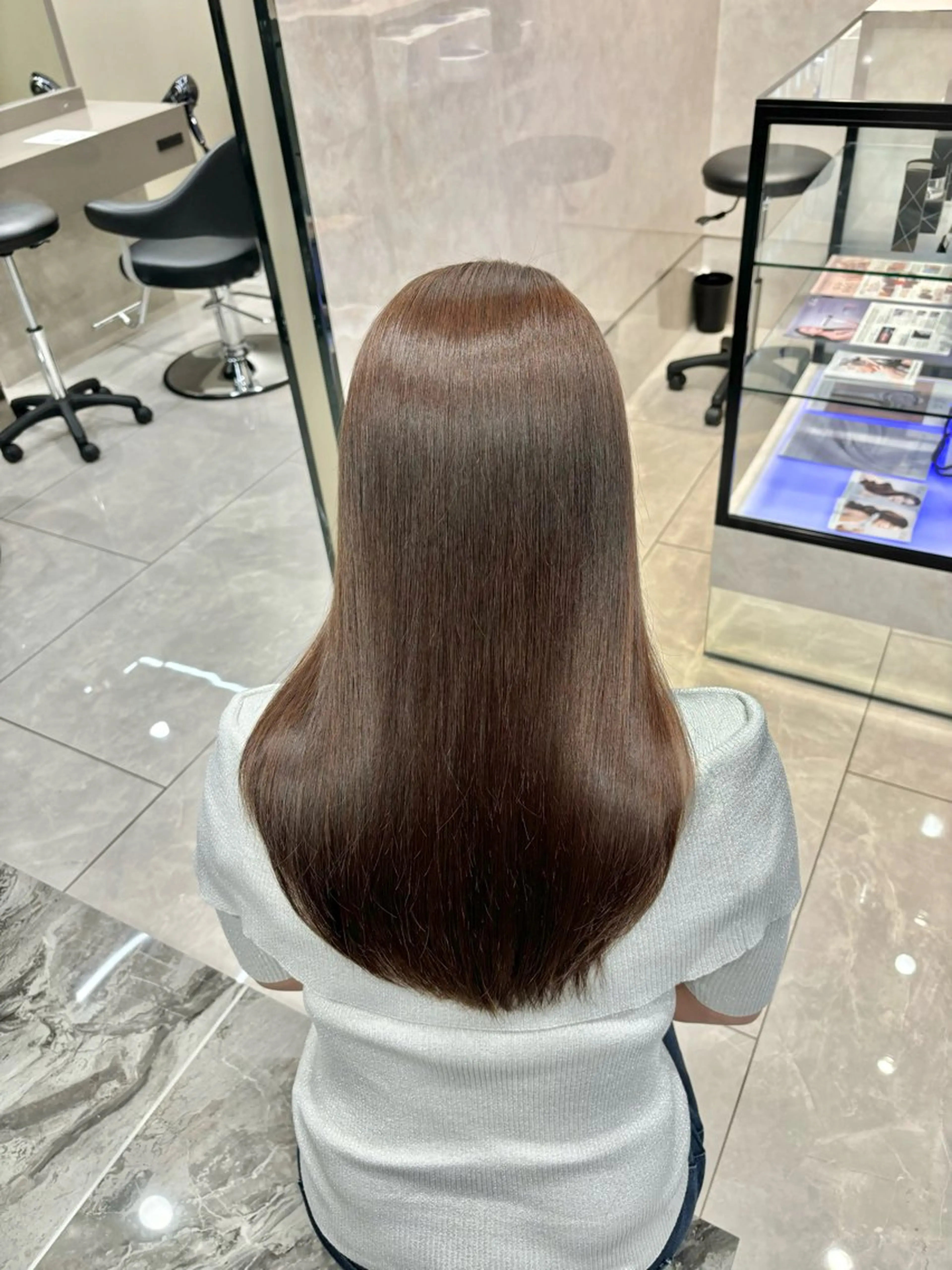 ロング 縮毛矯正 カット 縮毛矯正 ハルキミナトジャパン所属・藤田優介 [大宮/縮毛矯正]のヘアスタイル