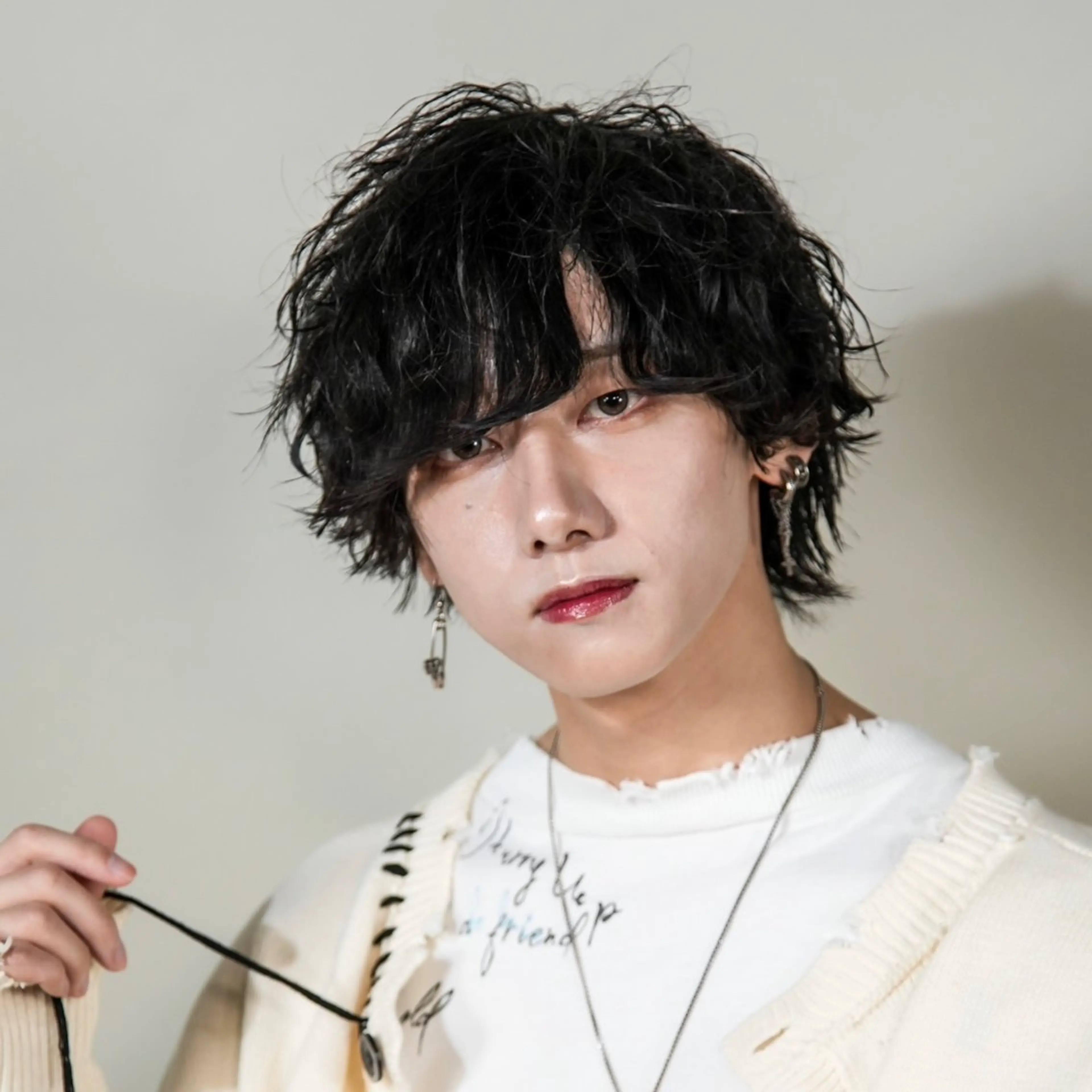 ショート カラー パーマ メンズ メンズパーマ メンズウルフカット ウルフカット カット パーマ 🔥メンズ🔥かっこ いいが正義!代表柿崎のヘアスタイル