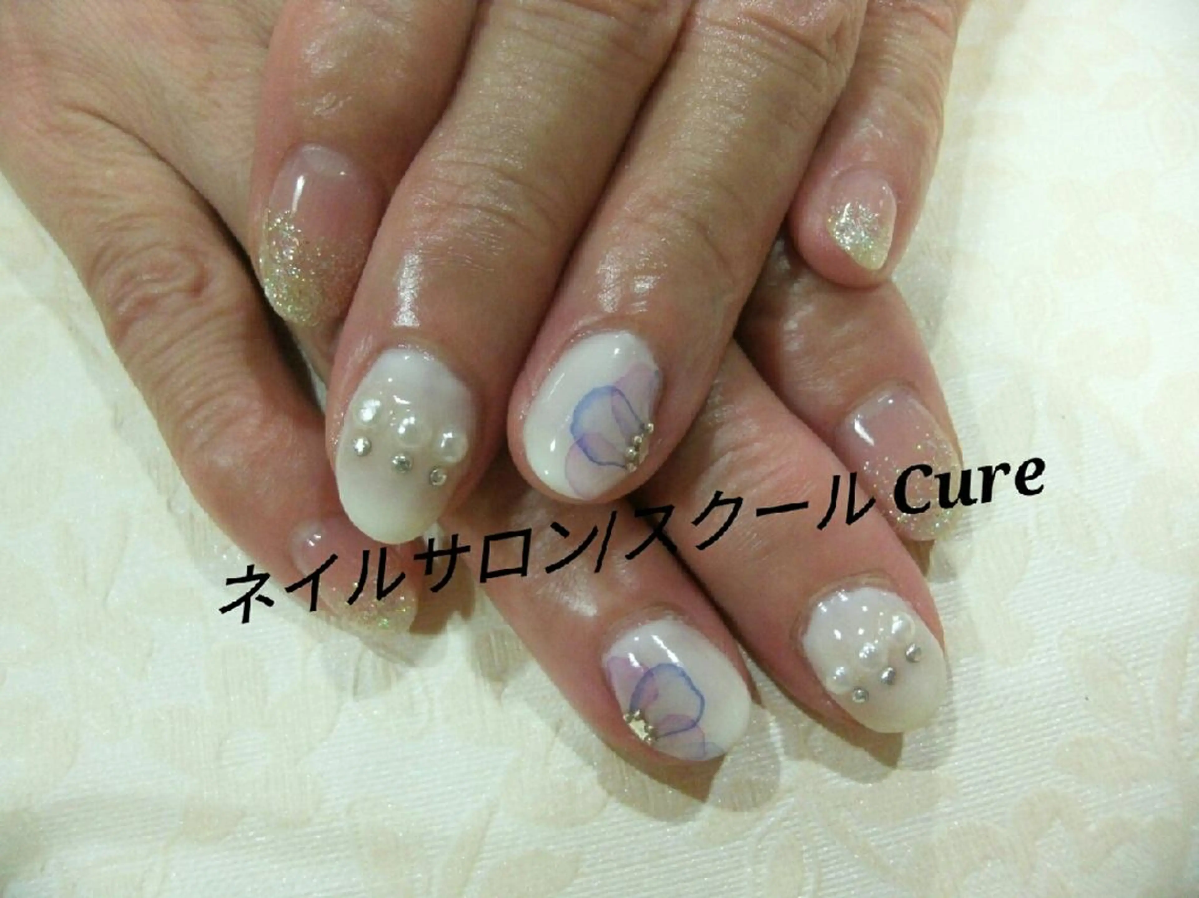 ミディアム ネイル ネイルサロン Cureのネイルデザイン