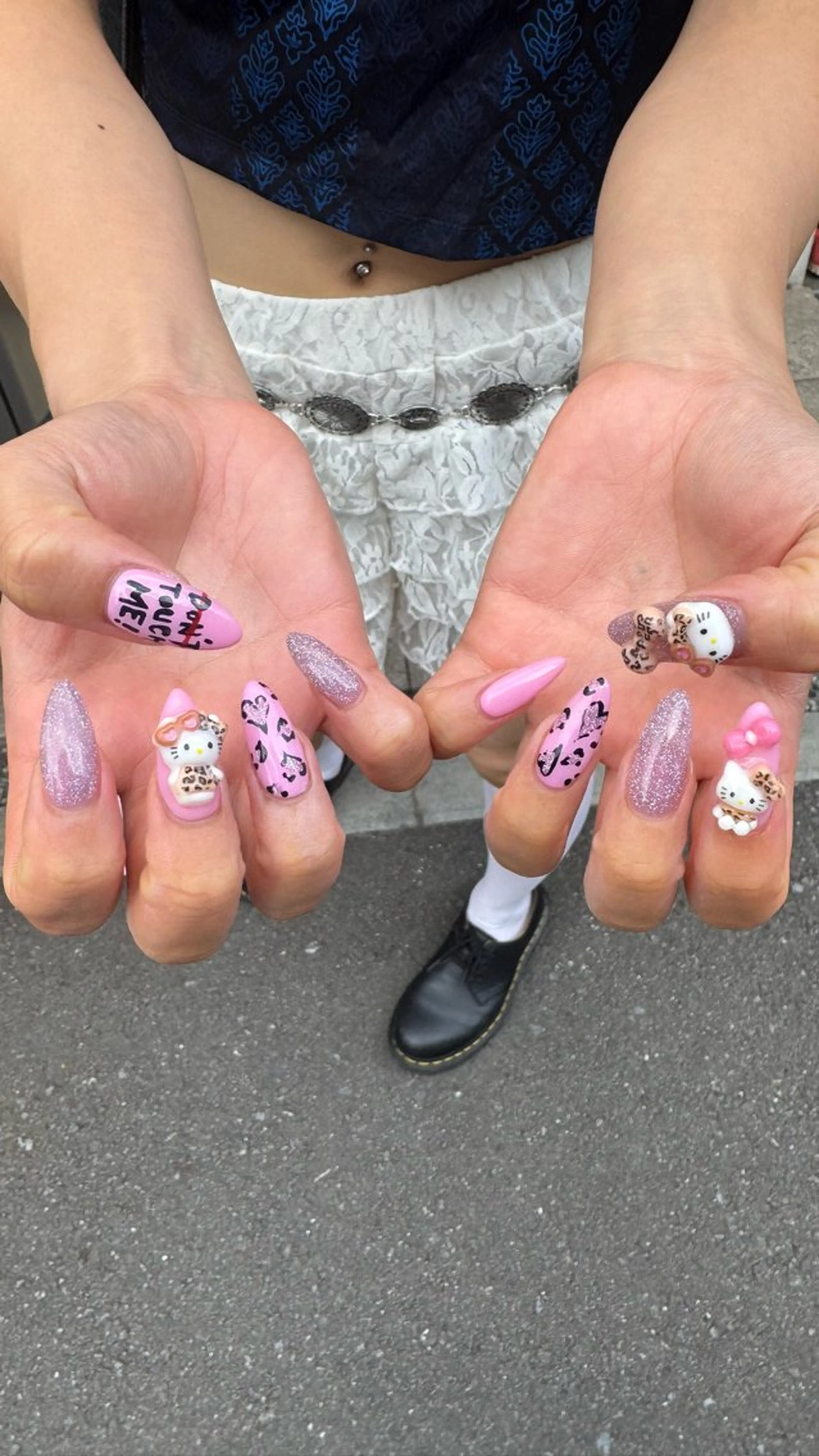 オフ無【Hand】持ち込み120分コース《アート、ストーン１０本デザインはコチラ》の写真