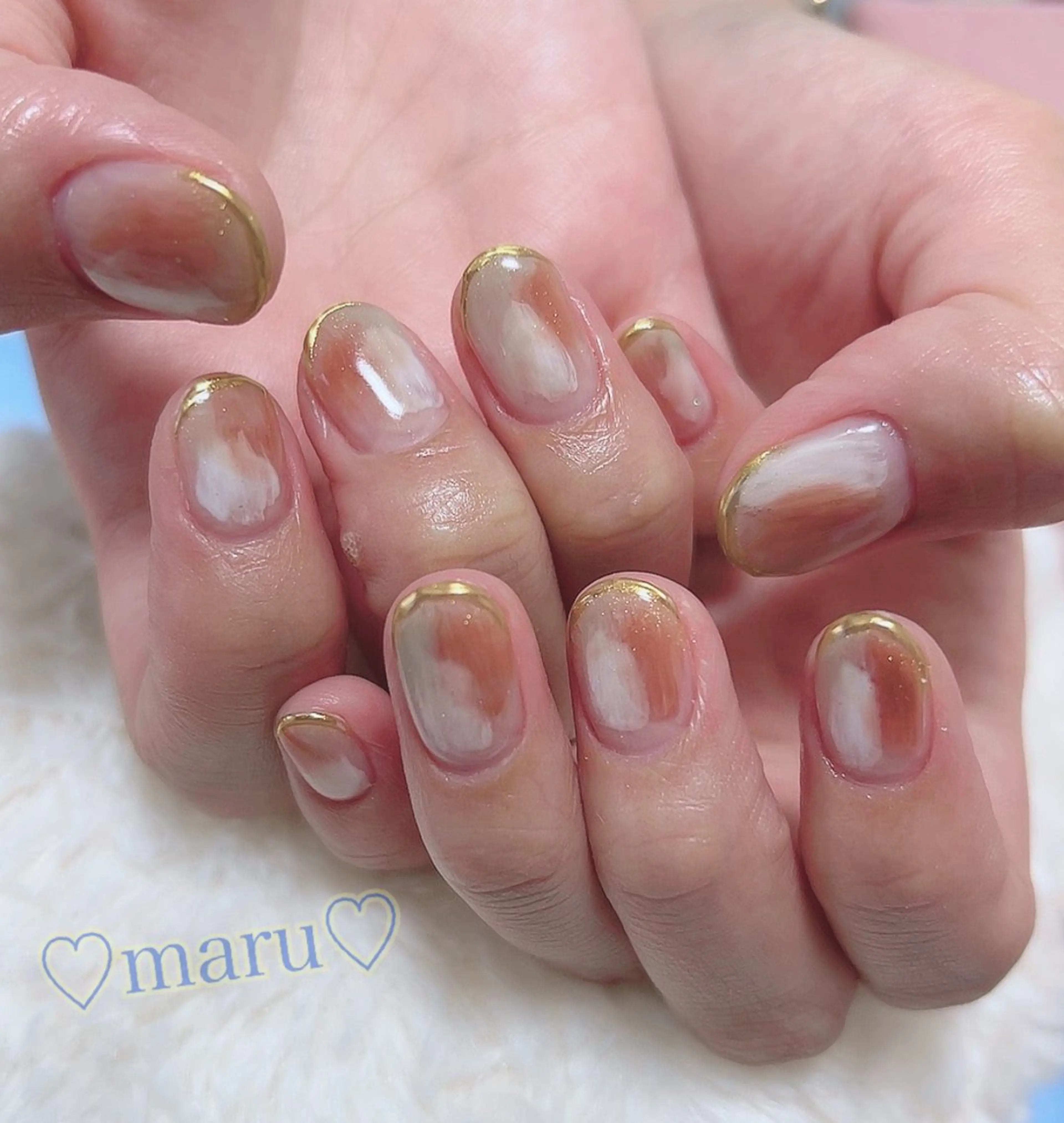 ネイル ハンドネイル フットネイル まるみ ♡のネイルデザイン