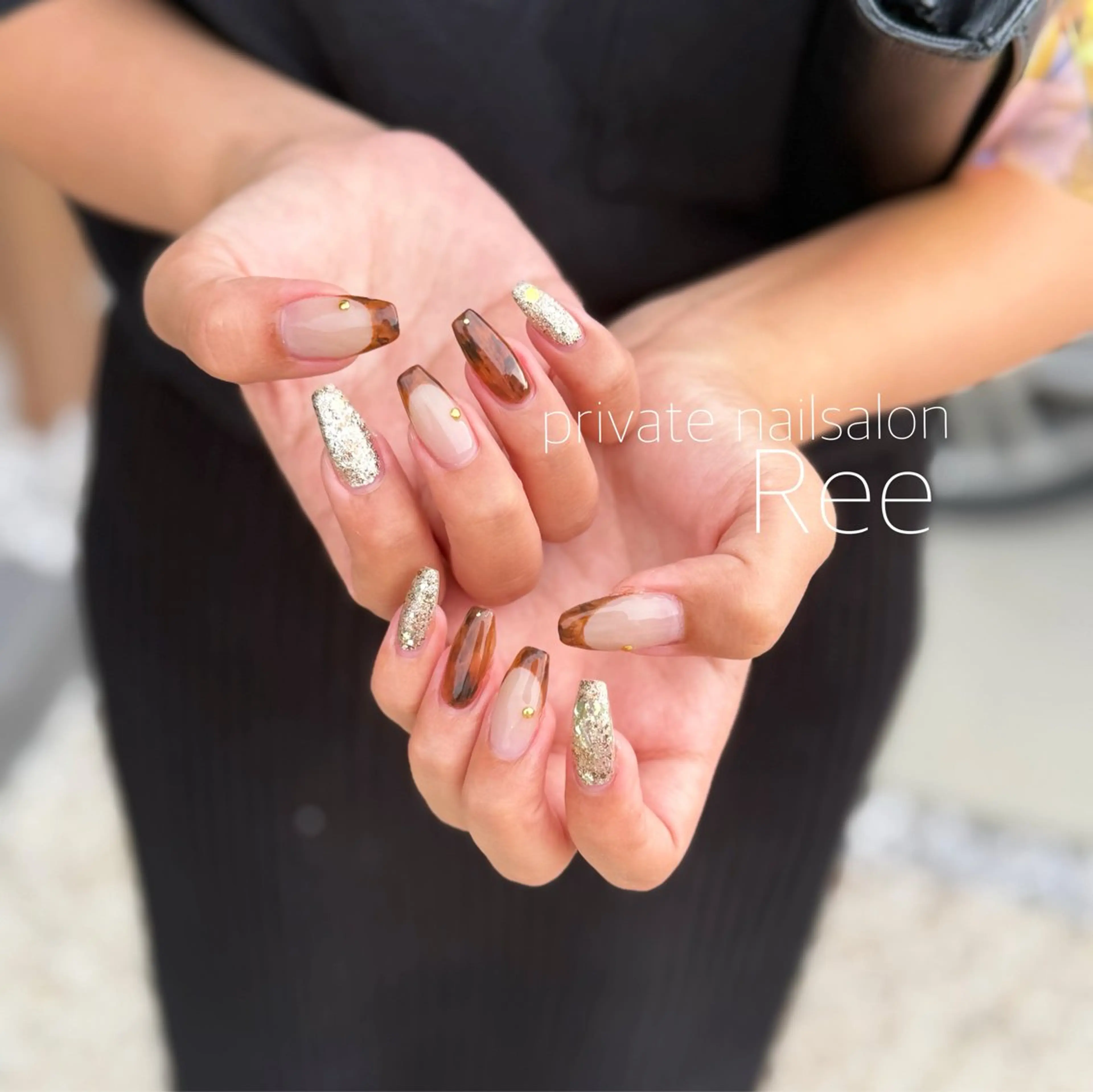 新規様のみオフ込み　ジェルネイル　やり放題込み価格　持ち込み画像🆗　ストーン別料金ありの写真