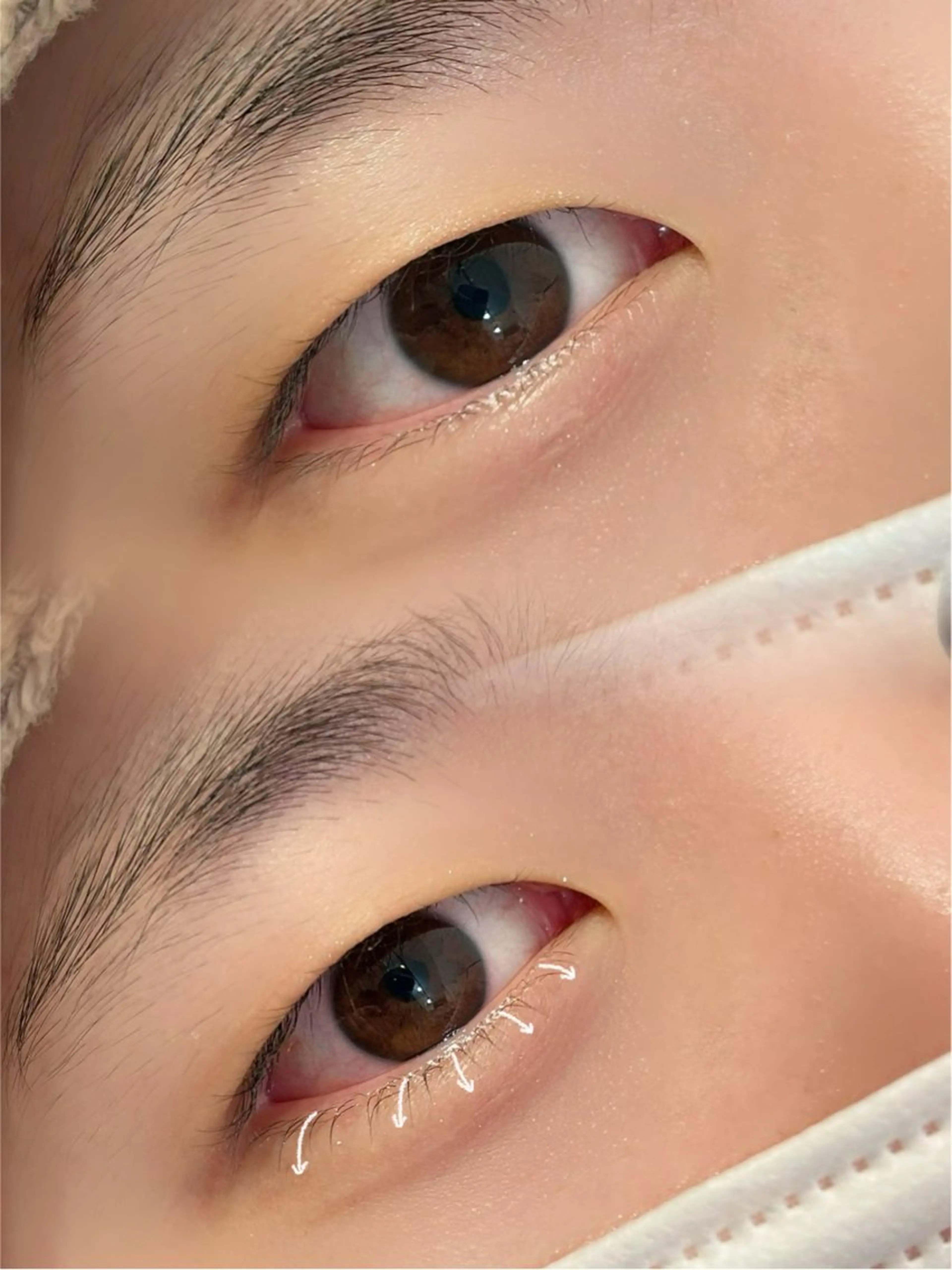 マツエク・マツパ まつげパーマ 下まつげエクステ BK-EYELASH所属・BKeyelash⠀ asukaの眉毛・アイブロウイメージ