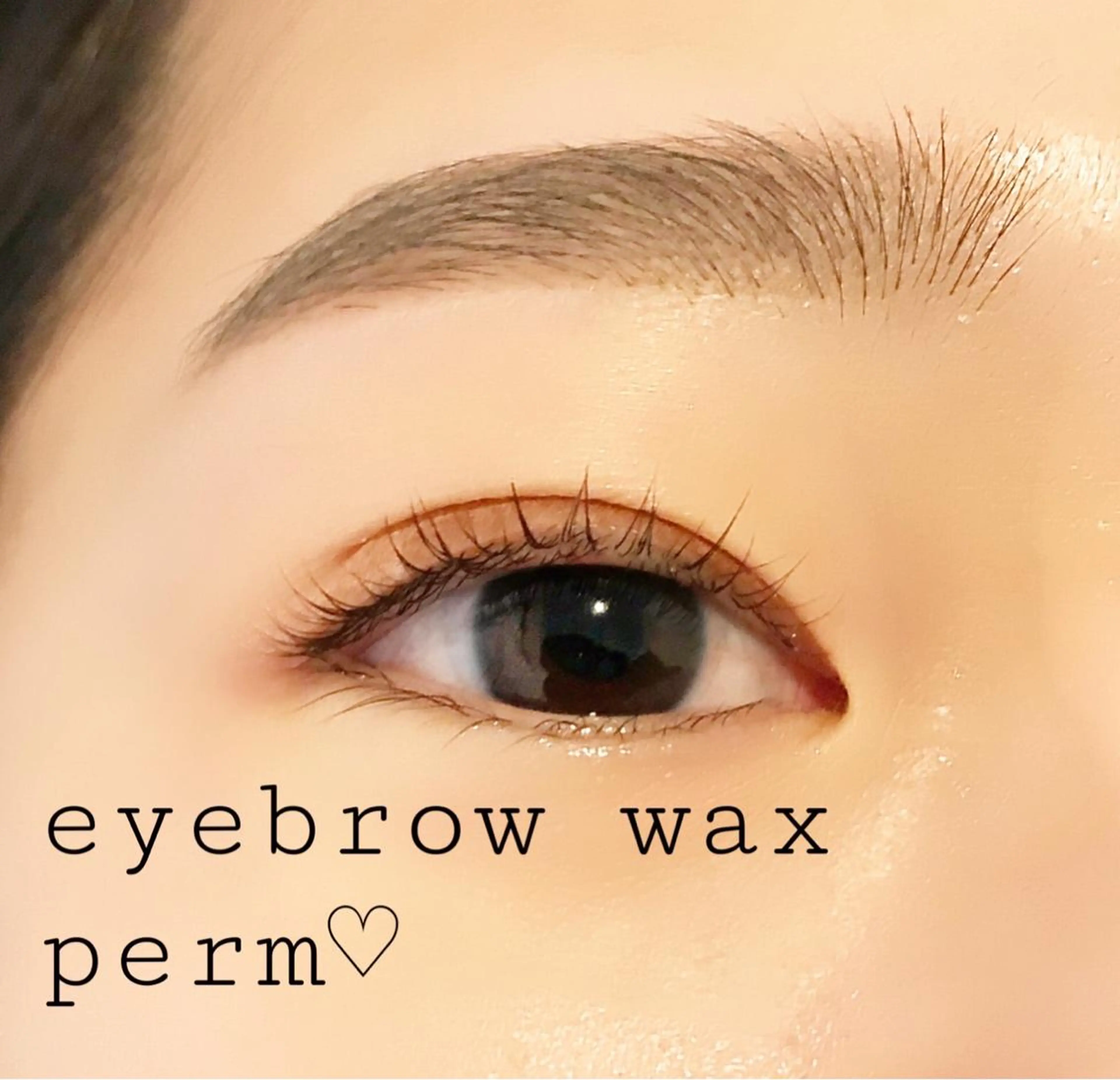 アイブロウ 眉毛ワックス脱毛 ニコットラッシュ 第2ビル坂根のマツエク・マツパデザイン