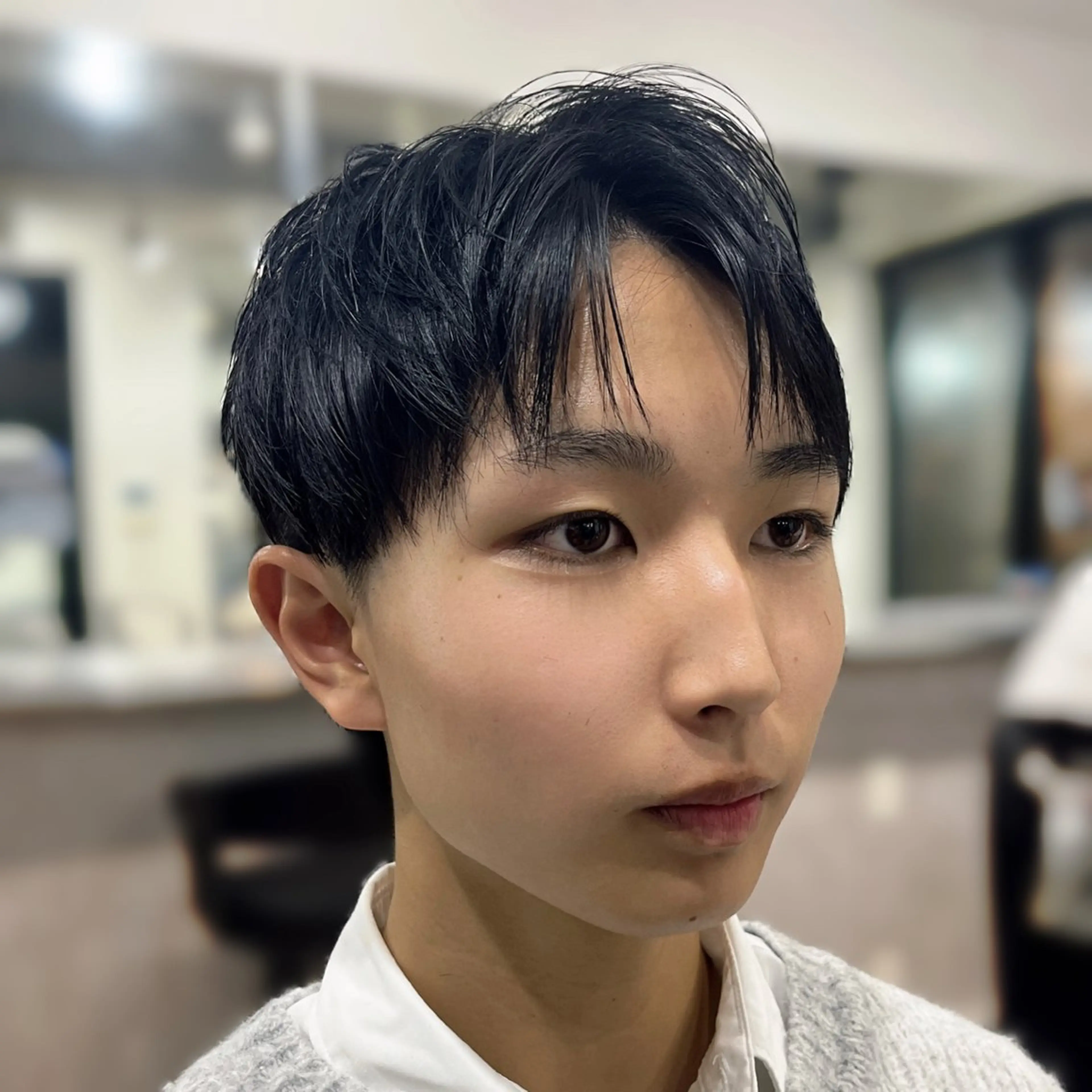 メンズ ダウンパーマ マッシュ メンズパーマ EXCIA表参道所属・原宿/表参道メンズ 曲がる縮毛矯正/福田のヘアスタイル