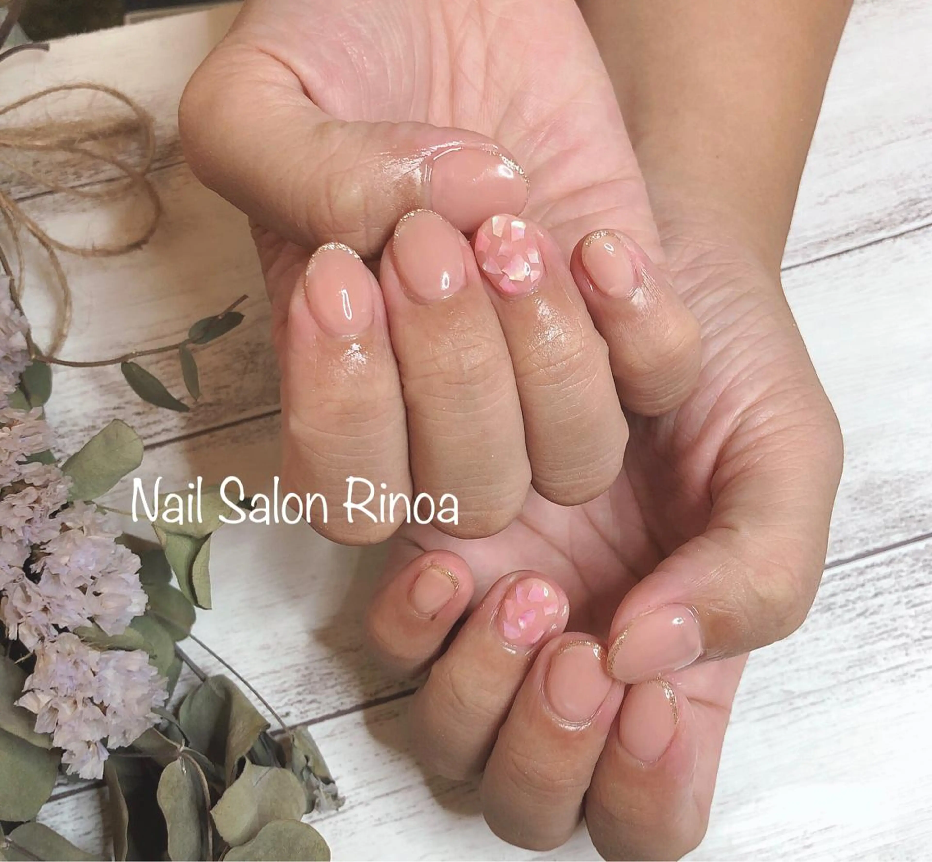 ネイル ラメ(グリッター) Nail Salon Rinoaのネイルデザイン