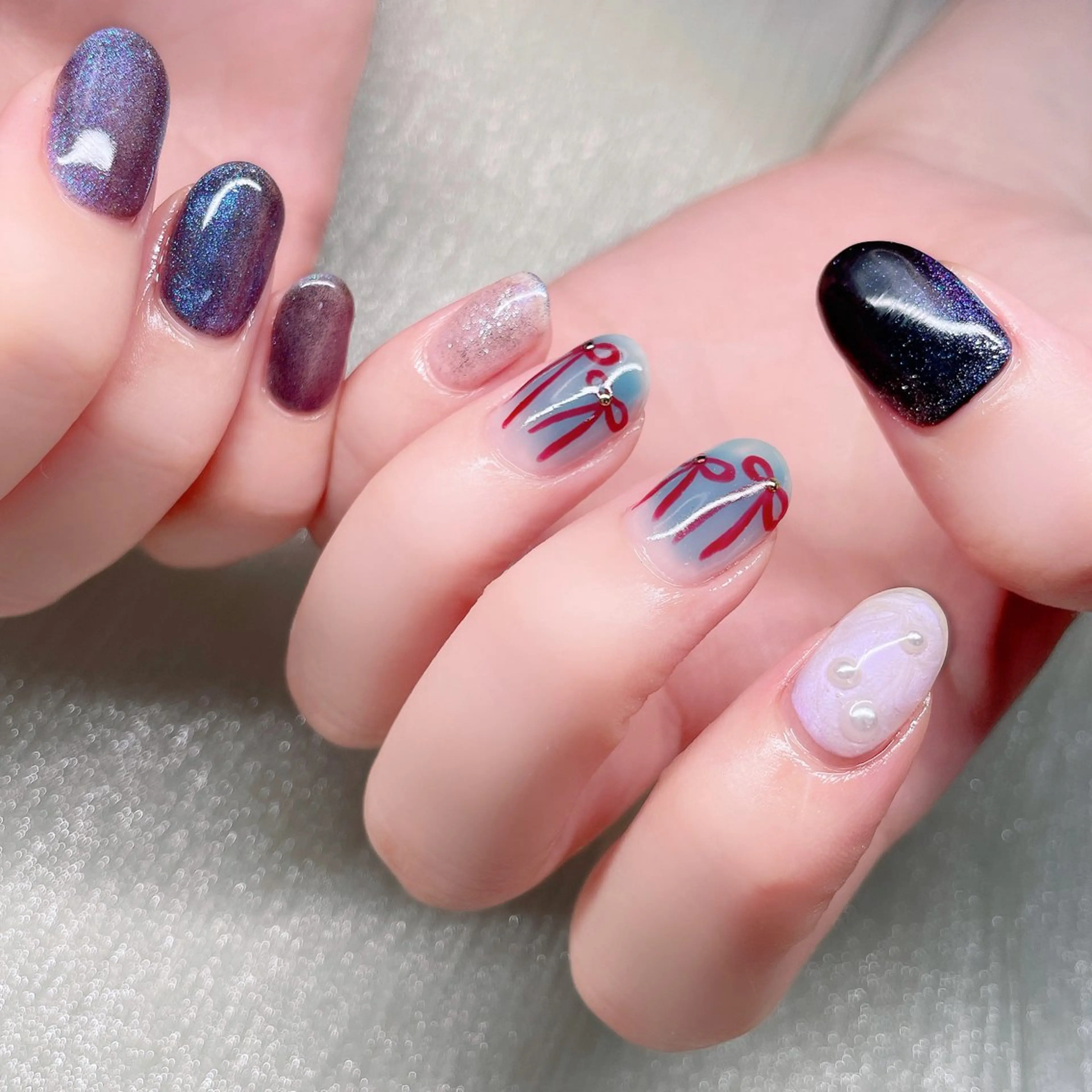 ネイル 長さ出し ハンドネイル Nailist SUZU所属・Nailist suzuのネイルデザイン