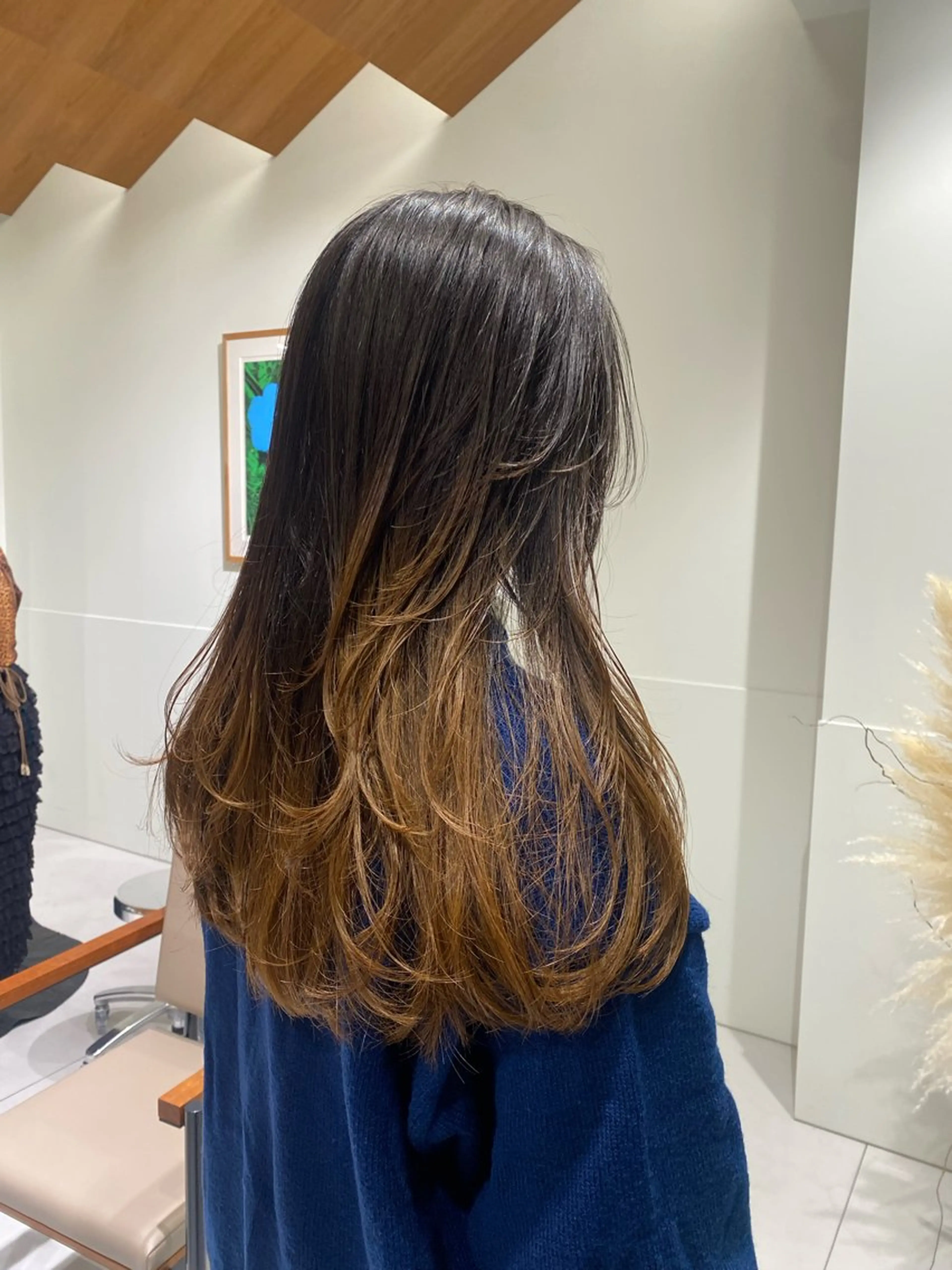 ロング 🎀透明感× 暖色カラーつな🎀のヘアスタイル