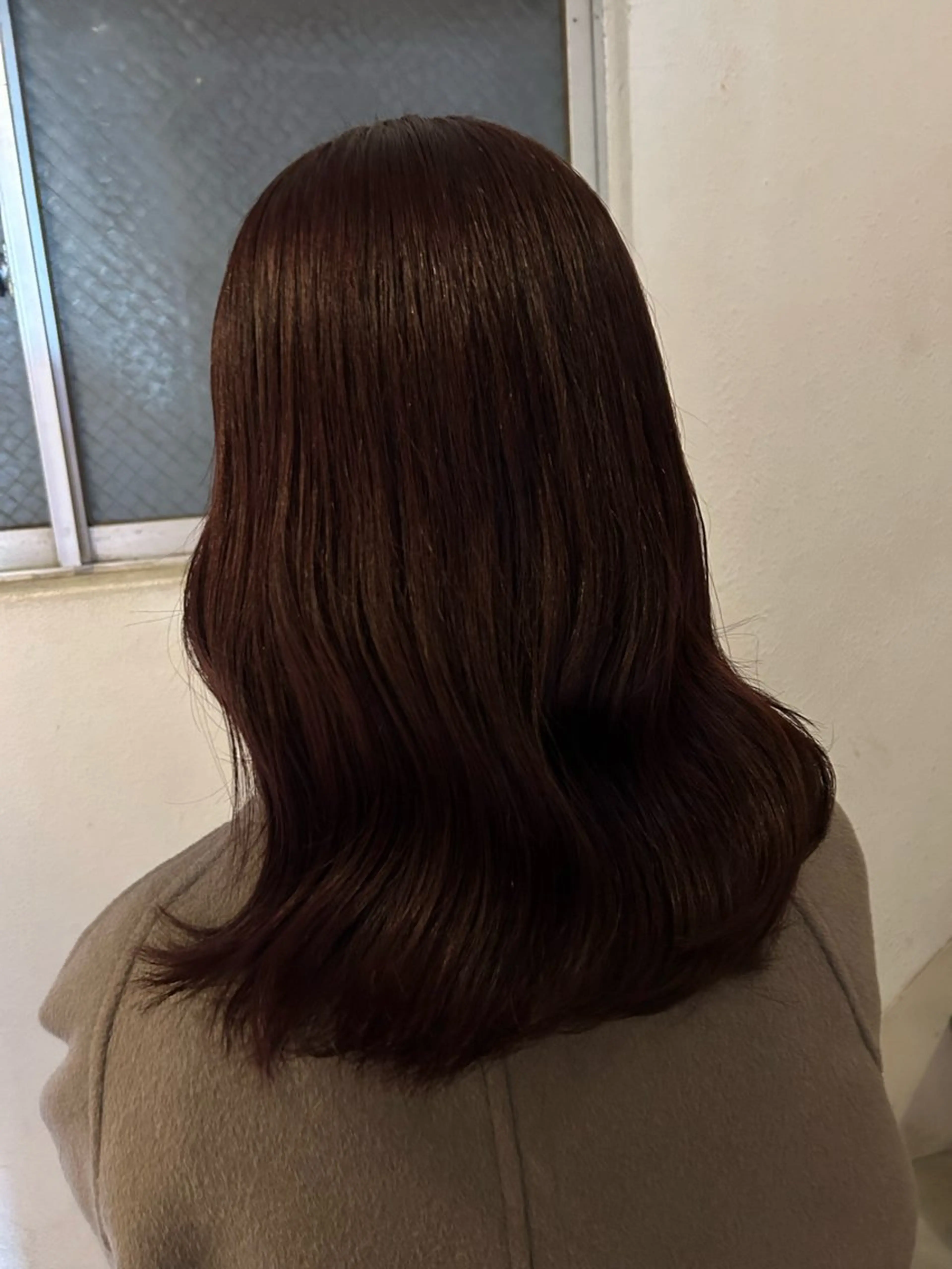 ミディアム カラー ブリーチ ブリーチなしカラー 愛結 暖色カラー🎀🩰のヘアスタイル