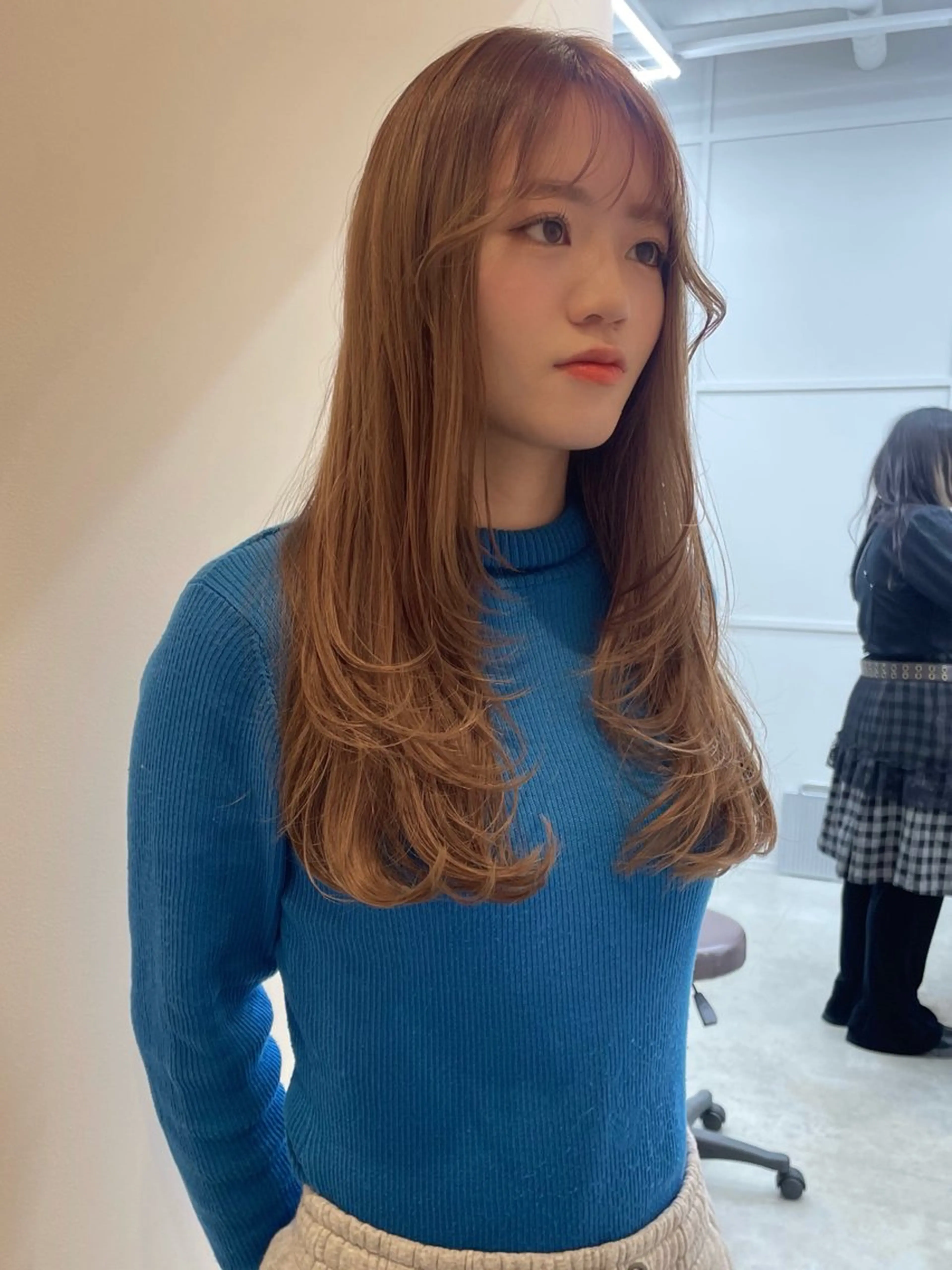 ロング ロングレイヤー レイヤーカット ロング ボブカットモデル/パ ーマ/harunaのヘアスタイル