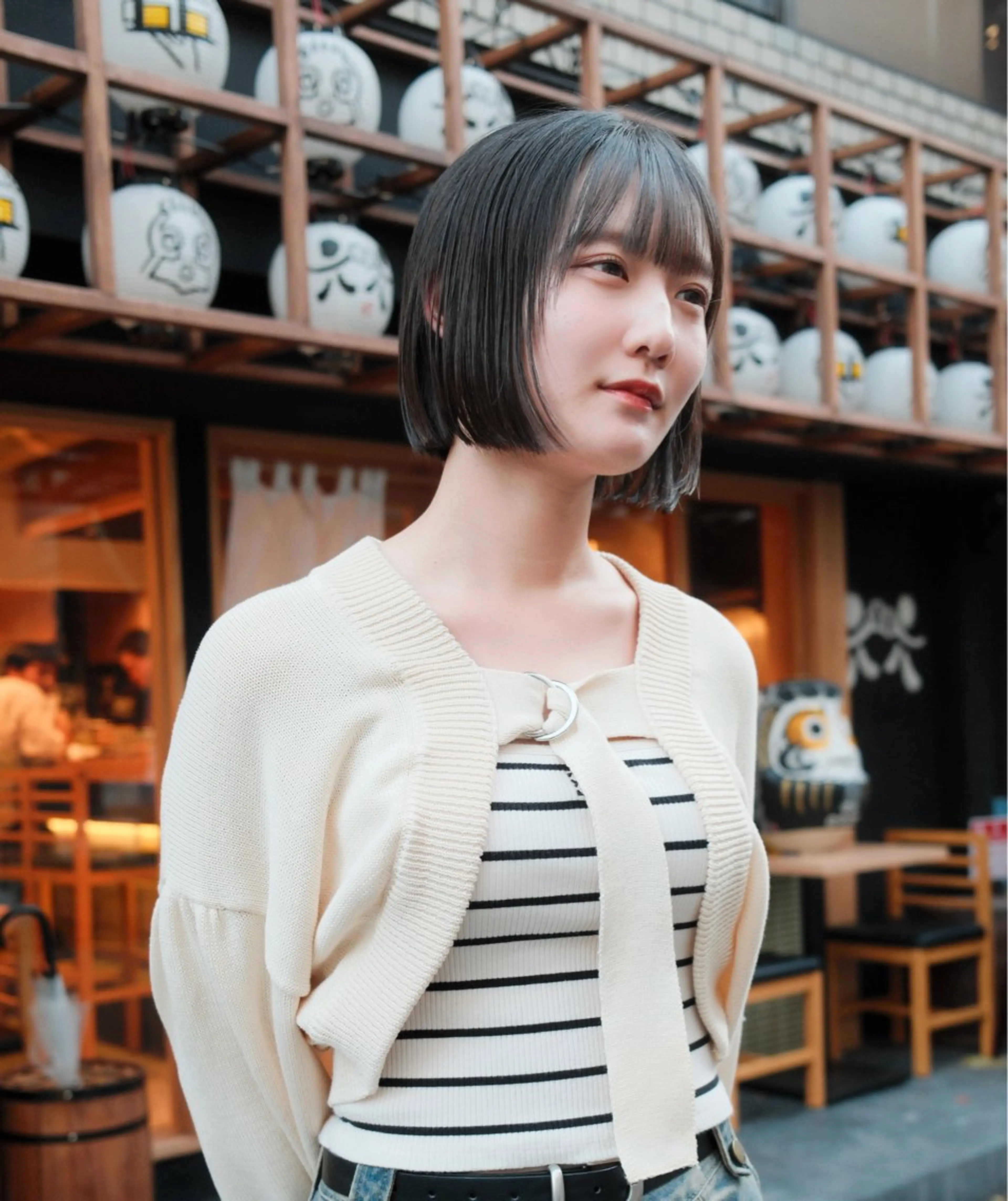 ショート カット LUCCI所属・udaハイトーン /ボブ/レイヤーのヘアスタイル