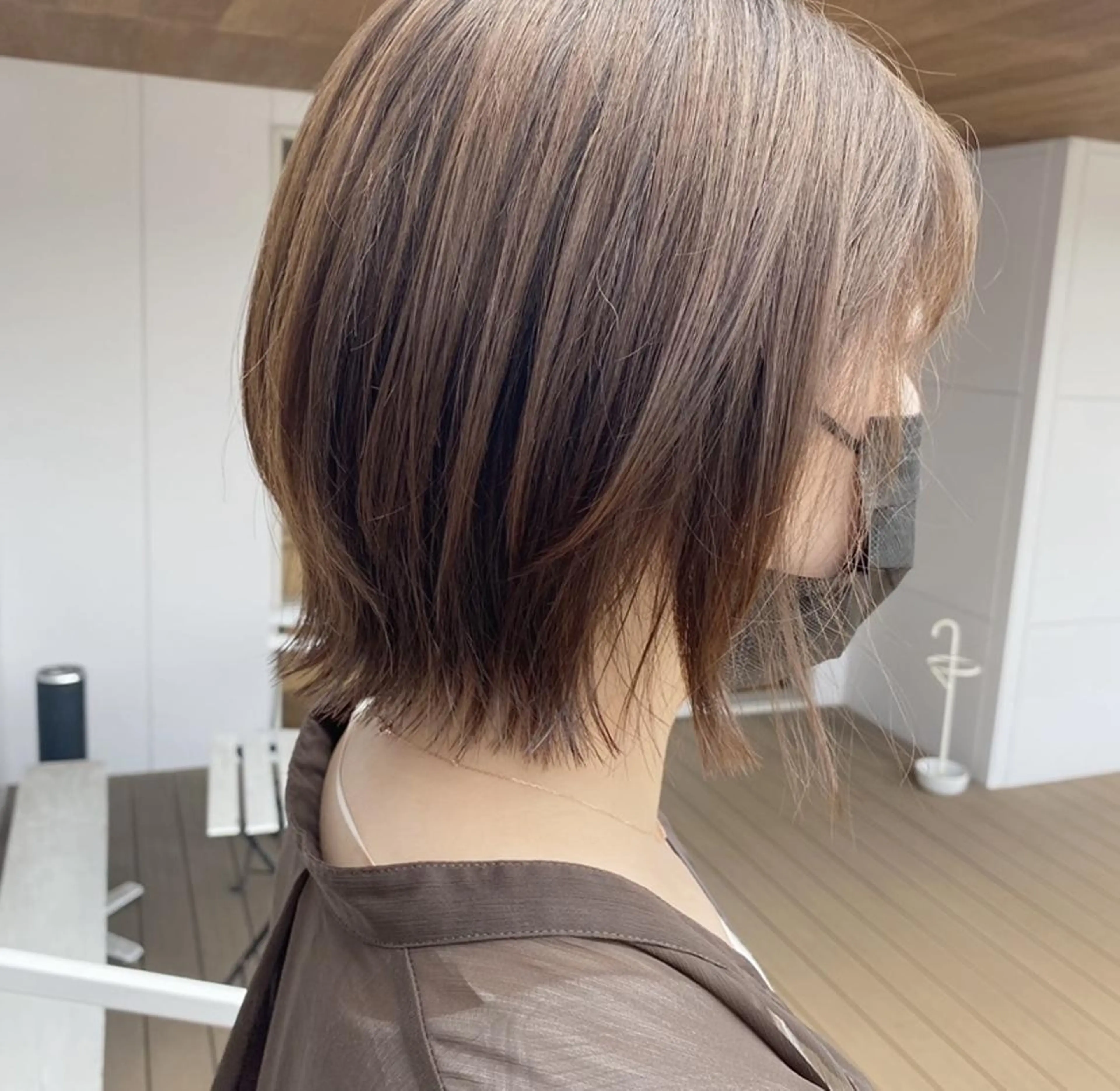 ショート カラー ベージュカラー カノエ下関熊野店 /ヒロコのヘアスタイル