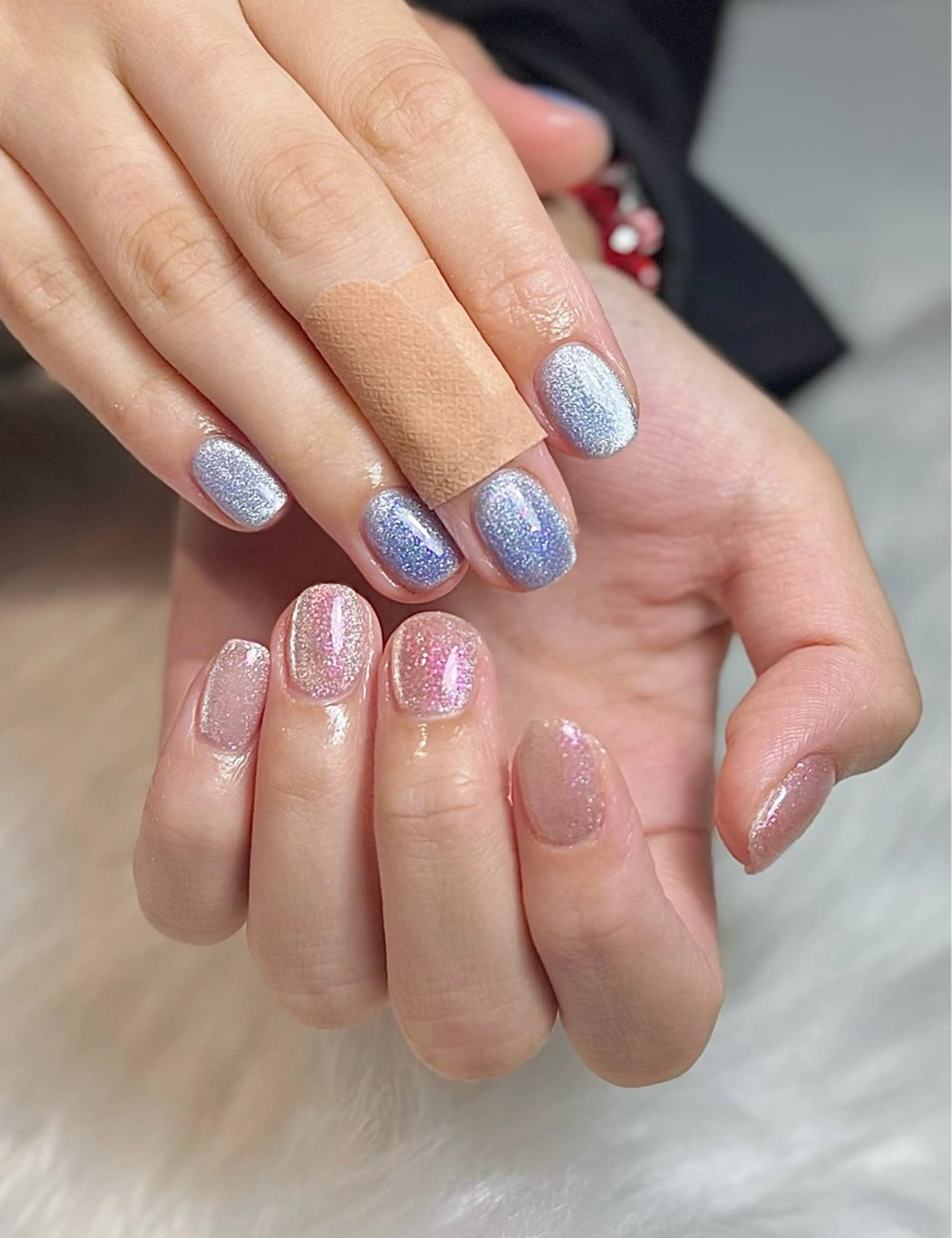 ネイル オーロラネイル チークネイル フットネイル フレンチネイル ジェルネイル ハンドネイル Nichi Nailsのネイルデザイン