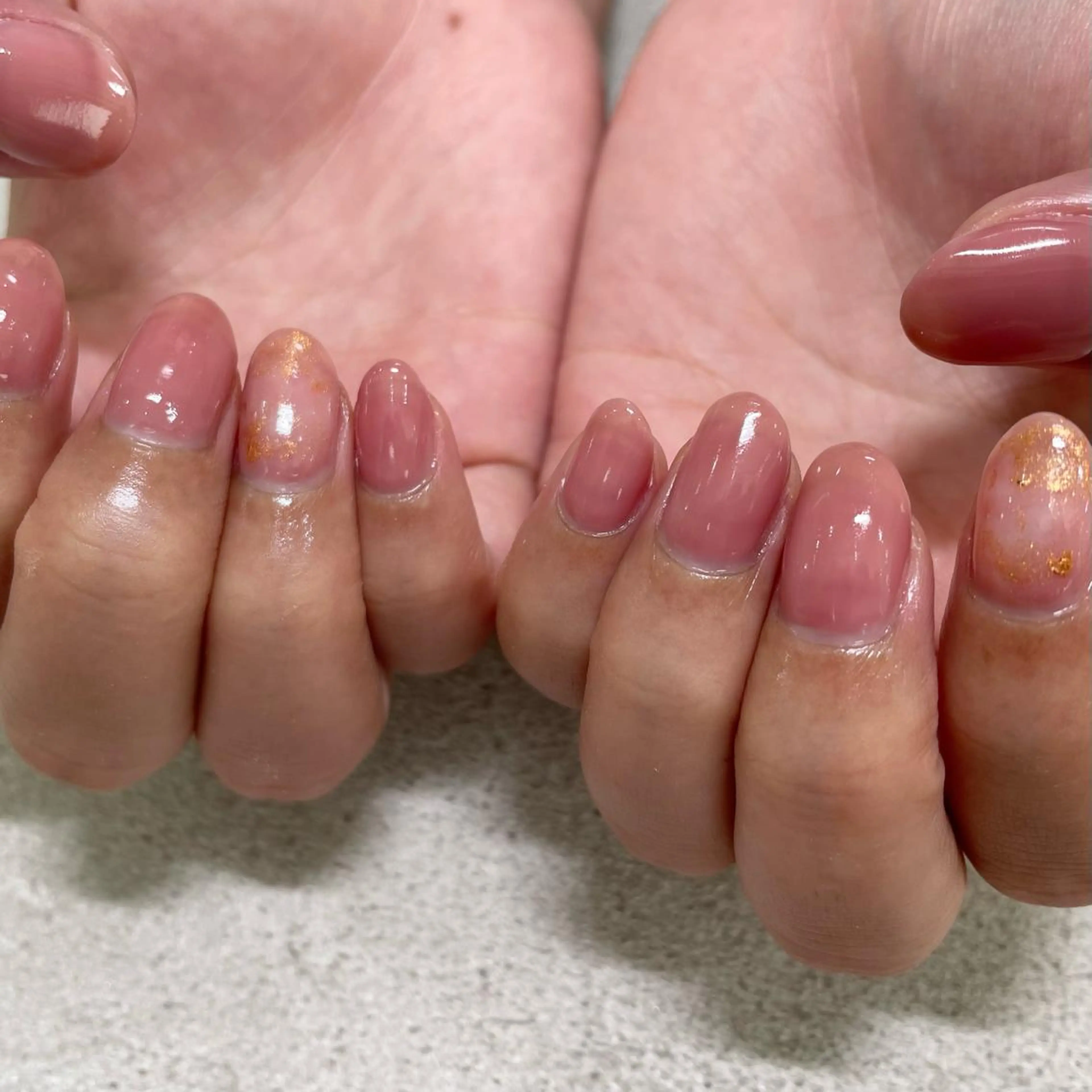 ネイル アートネイル ワンカラーネイル ｵｵﾀｹ ﾚｲﾅのネイルデザイン