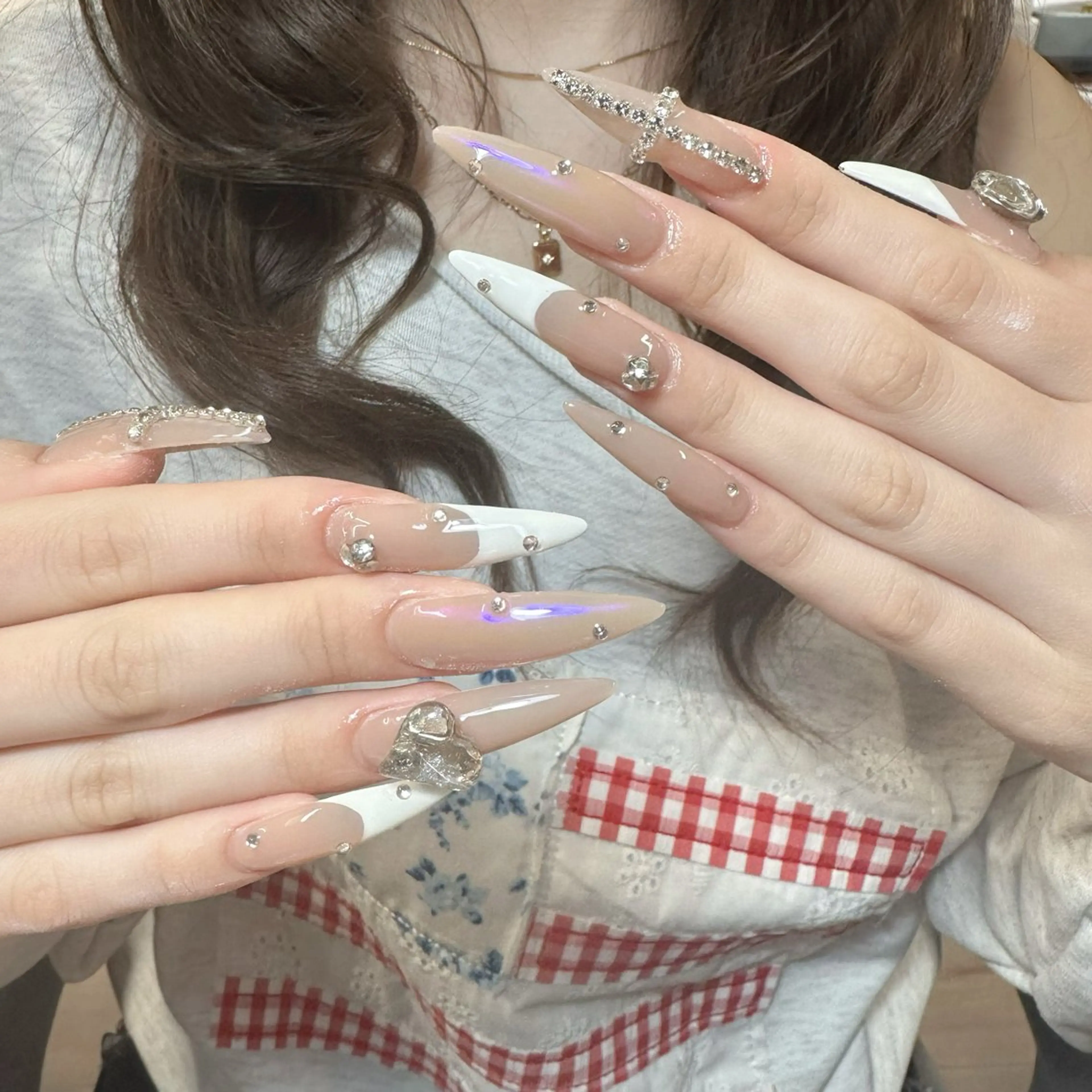 ネイル ハンドネイル 🍄Rina🍄 韓国風ネイルのネイルデザイン