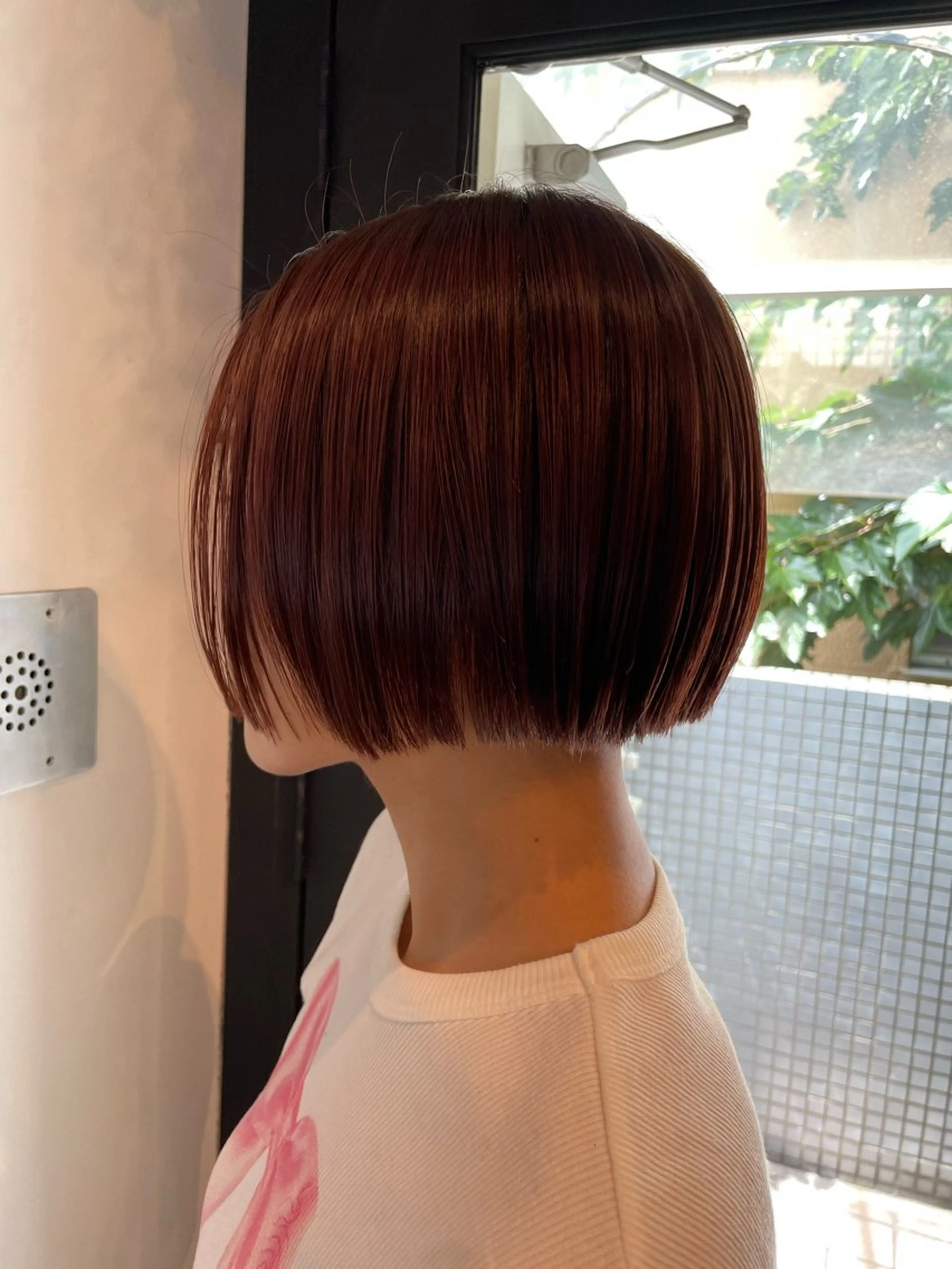 ショート ボブ yu-kaハッシュ カット/韓国レイヤーのヘアスタイル