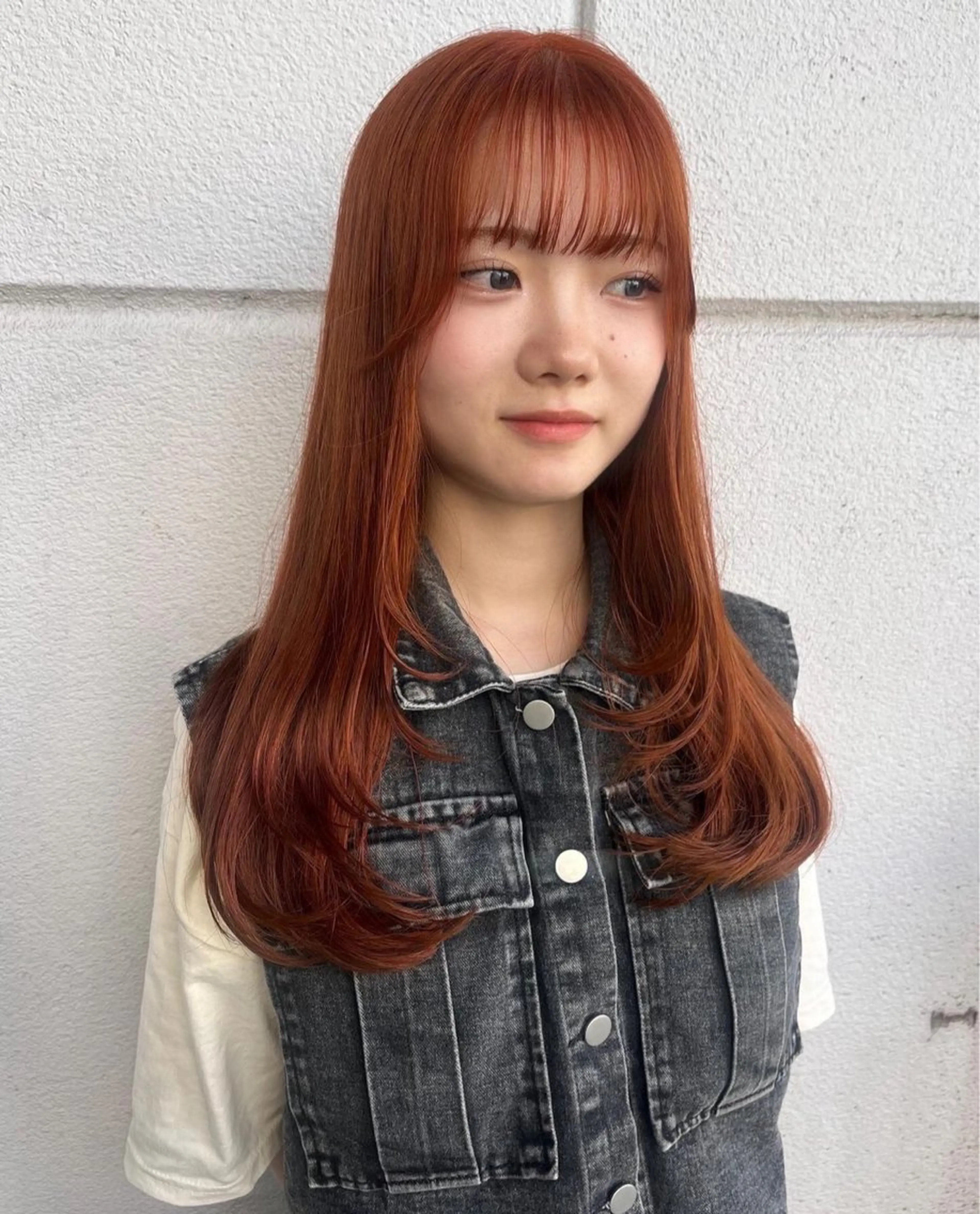 セミロング カラー tomu/天神大名/ 透明感カラー🐴のヘアスタイル