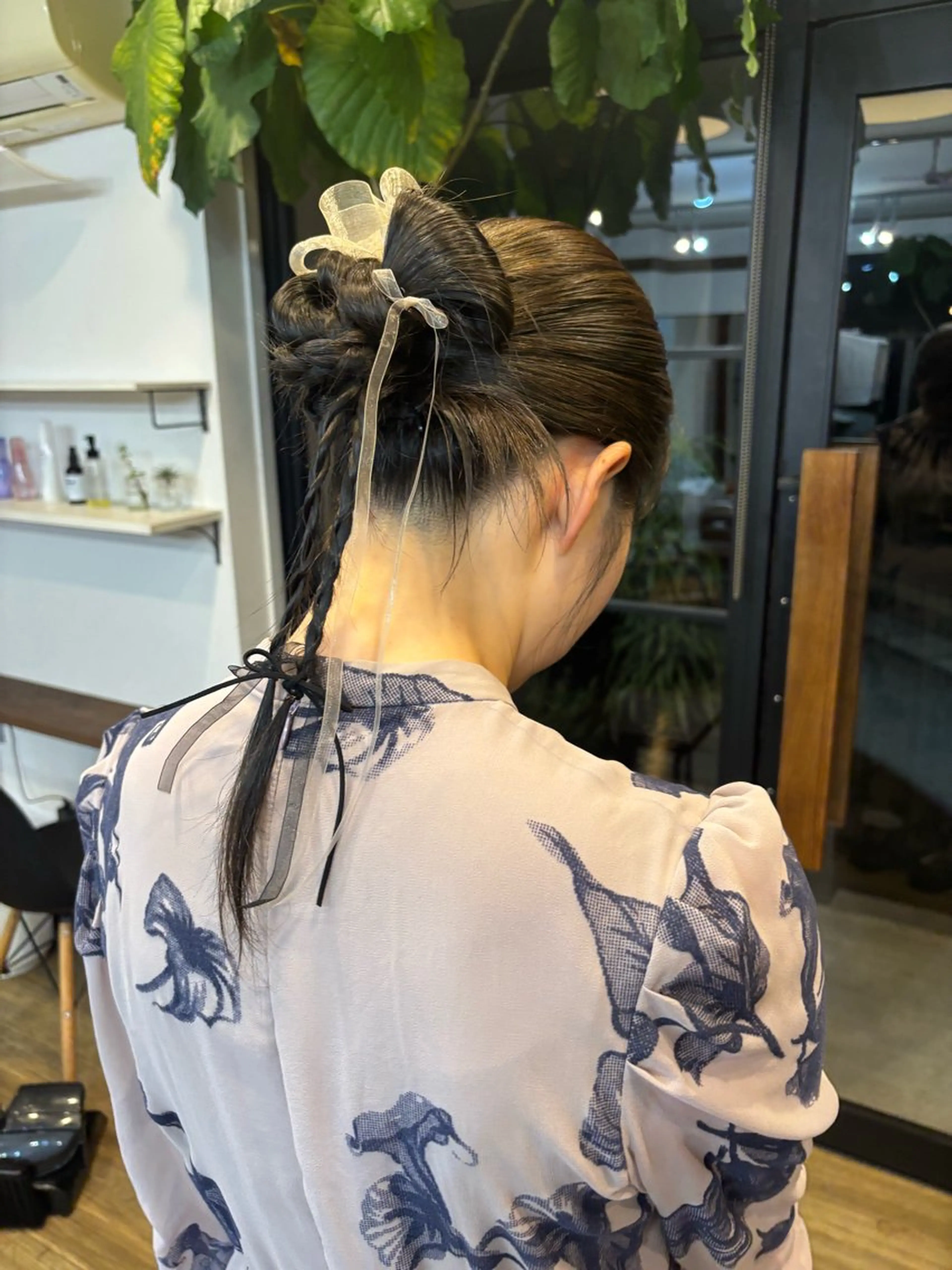 セミロング ヘアセット sato harunaのヘアスタイル