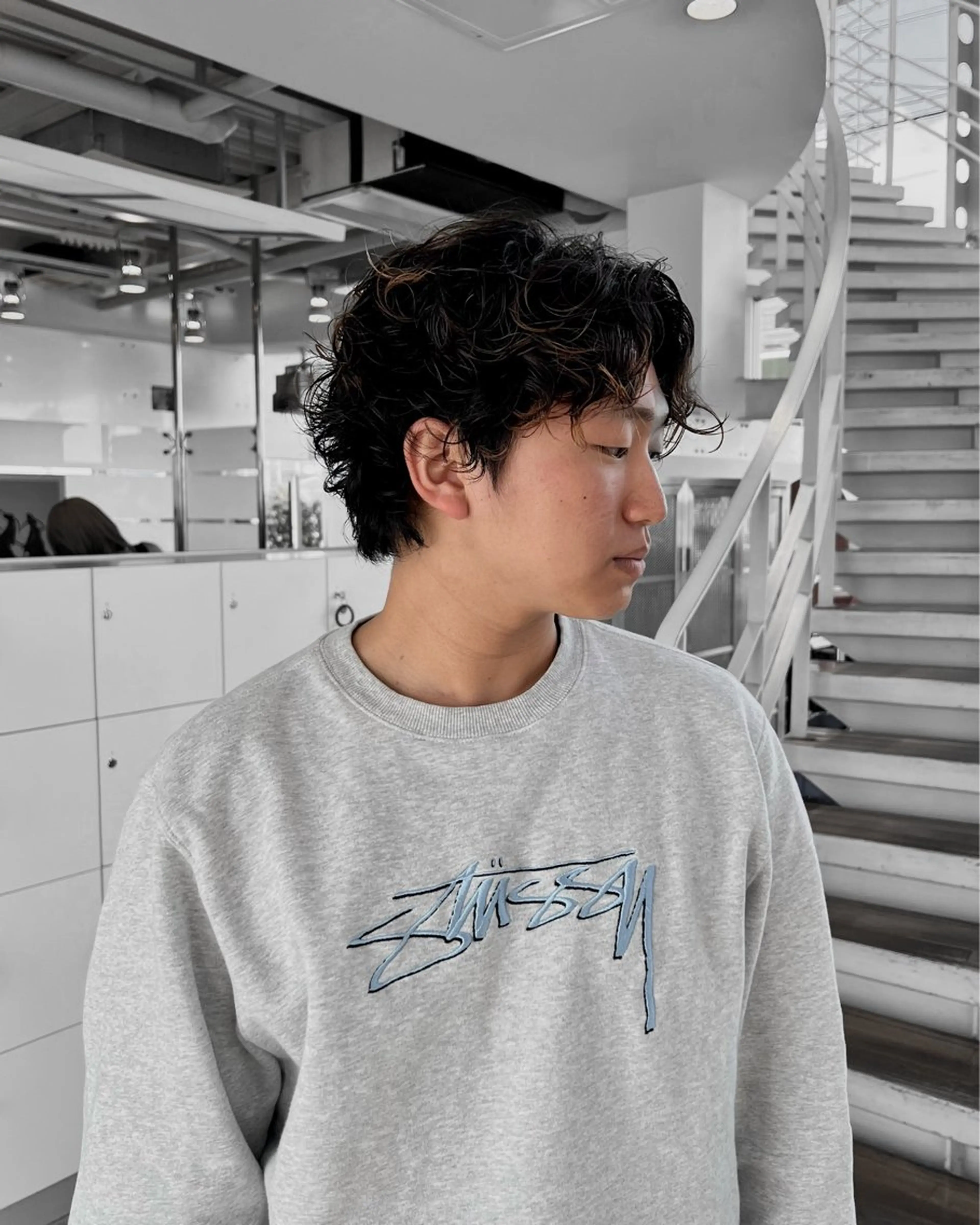 ショート パーマ メンズ メンズパーマ メンズ🔥 撮影モデル募集のヘアスタイル