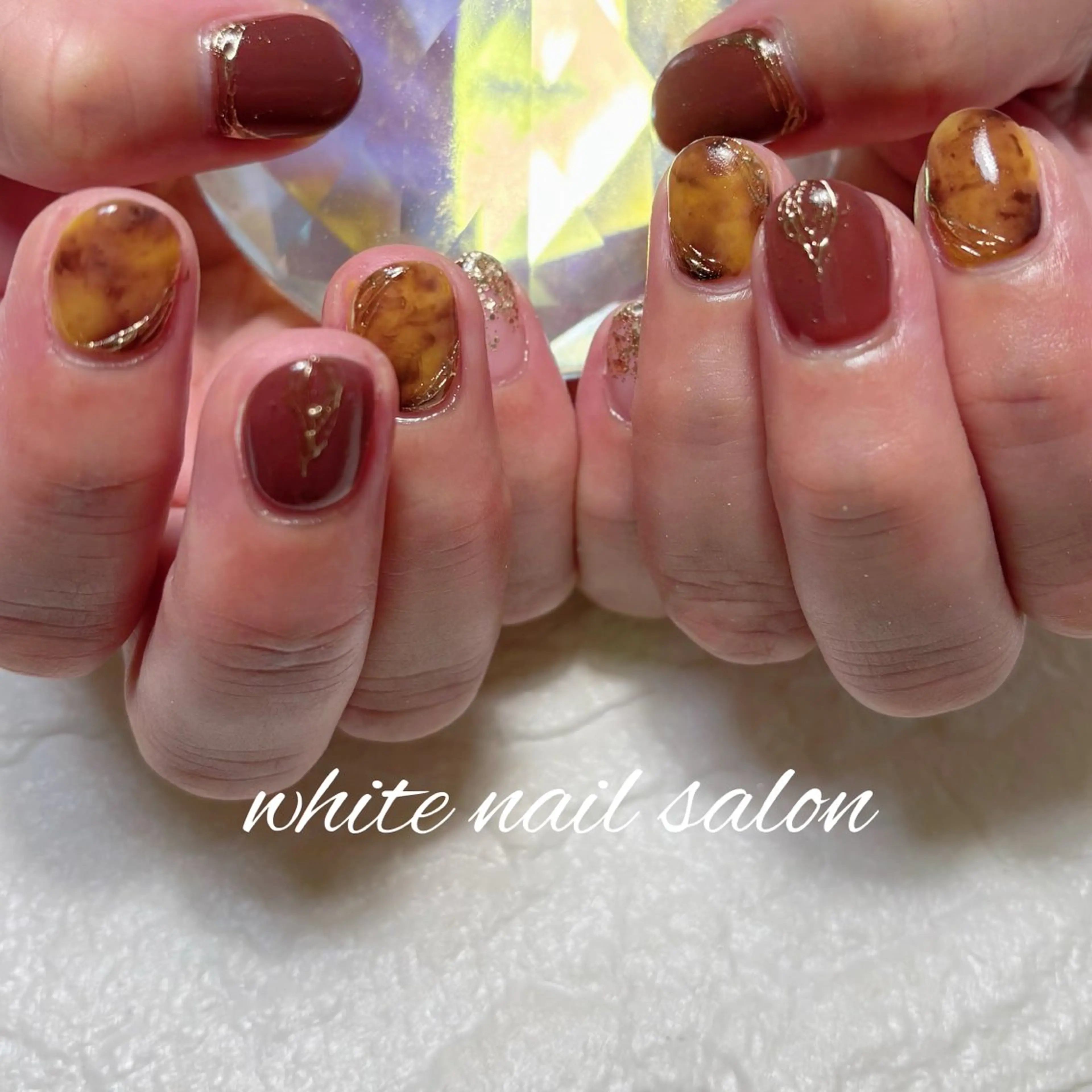 ネイル フットネイル ハンドネイル white nail salonのネイルデザイン