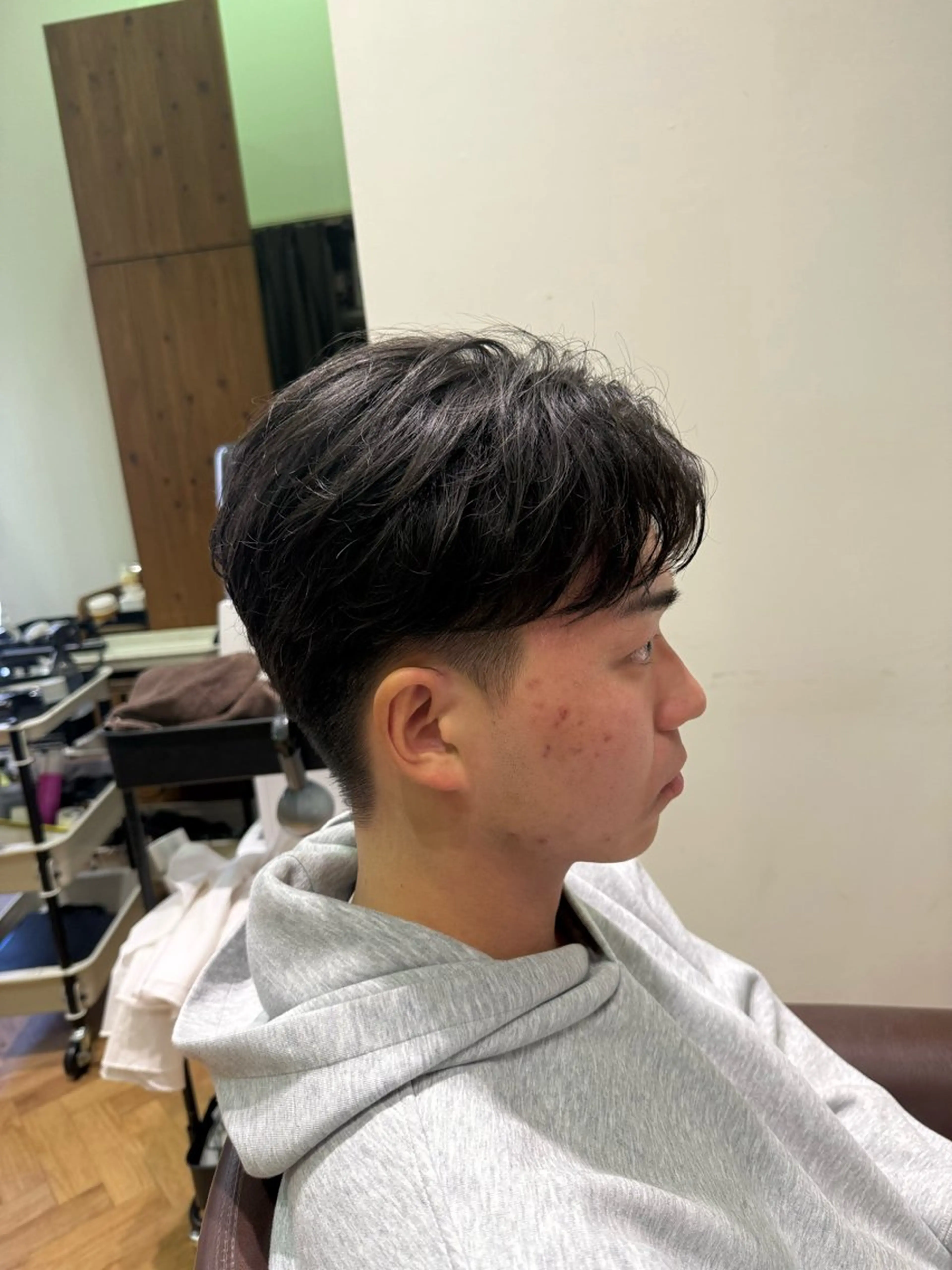 ショート メンズ 溝口 槙里也のヘアスタイル