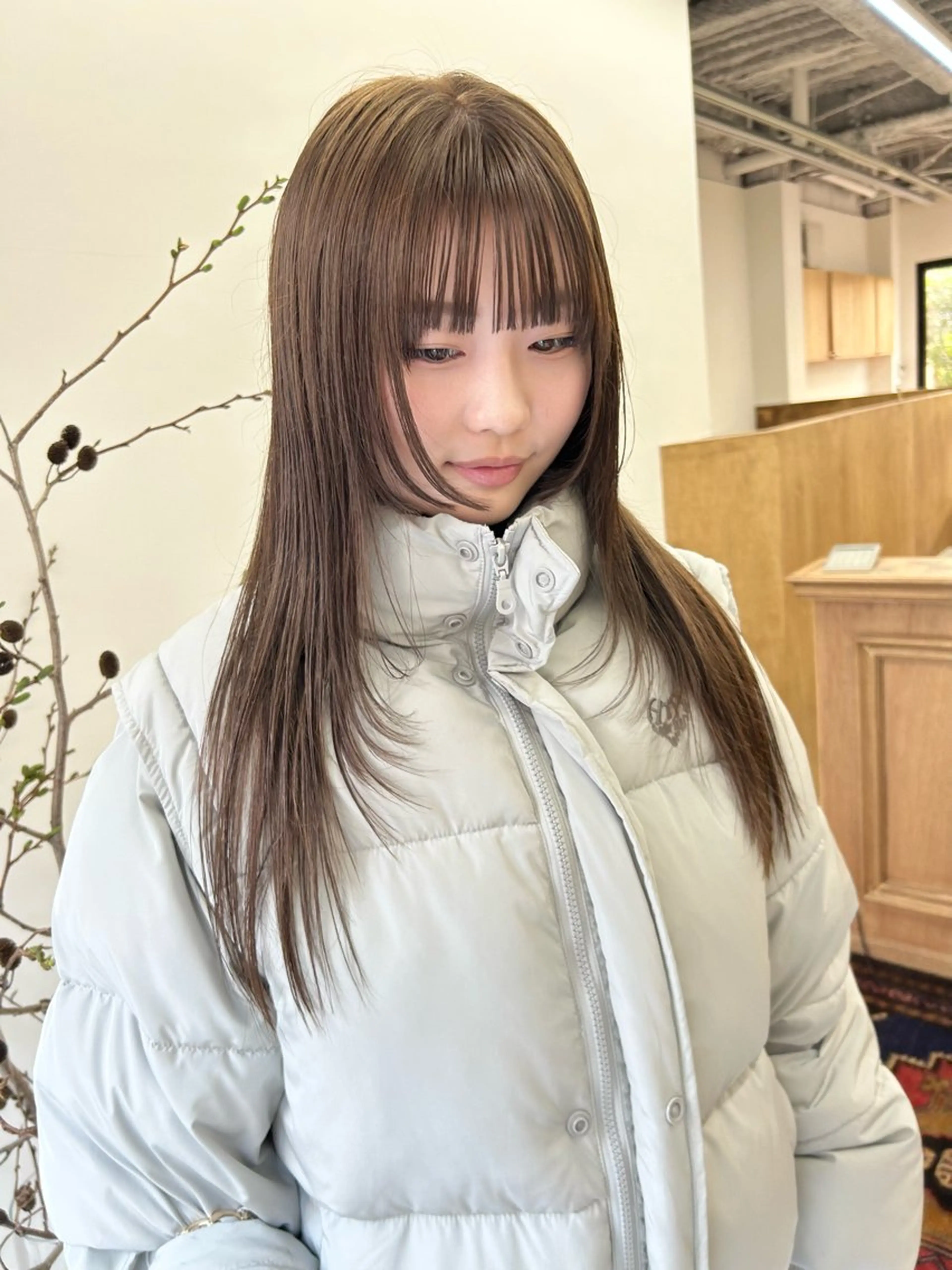 ロング カラー パーマ ヘアアレンジ メンズ キッズ メンズブリーチ ブリーチ ダブルカラー ブリーチなしカラー 髪と音処　マトぺ所属・デザインカラー/ボブ ブリーチカラー/ユリのヘアスタイル