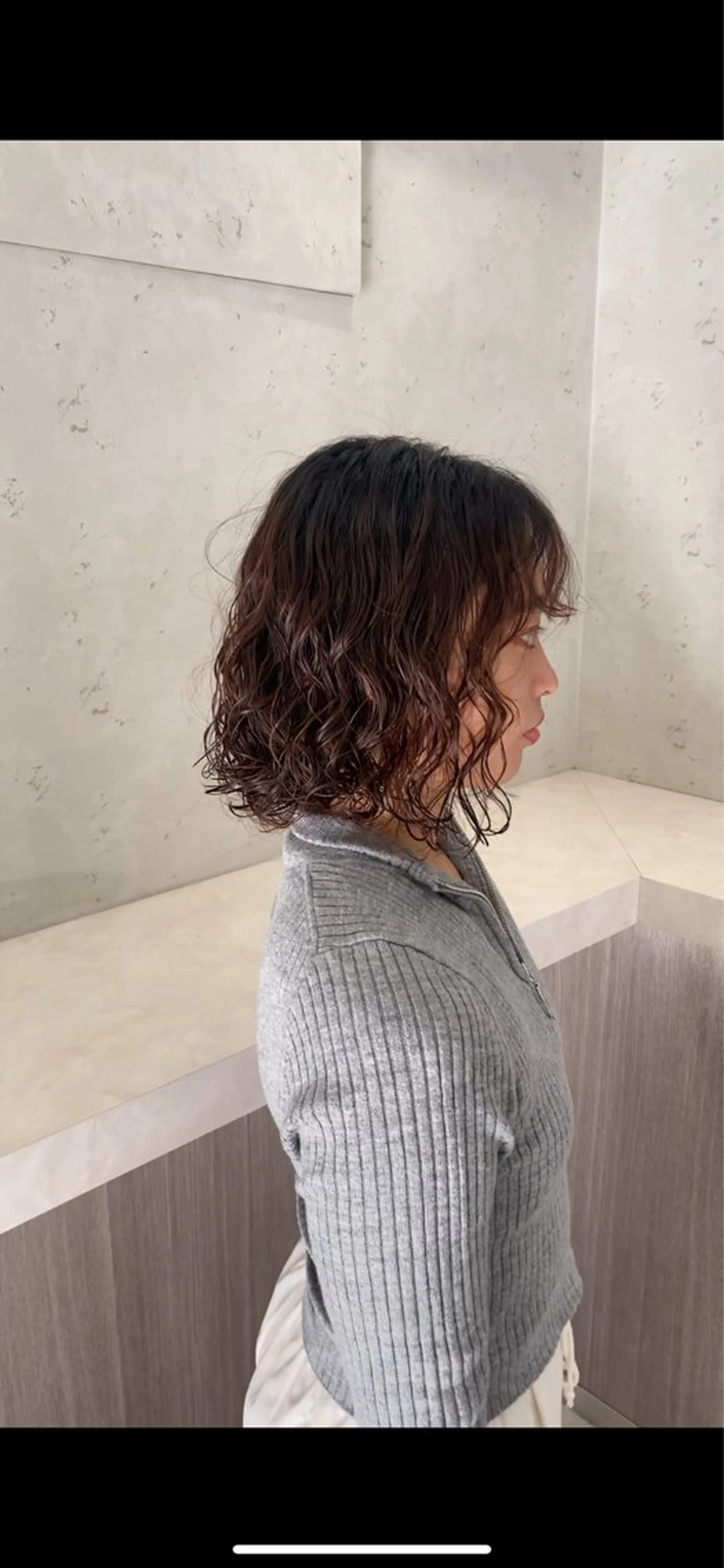 ミディアム パーマ nex the salon coall所属・🫧似合わせショート イシダ🫧のヘアスタイル