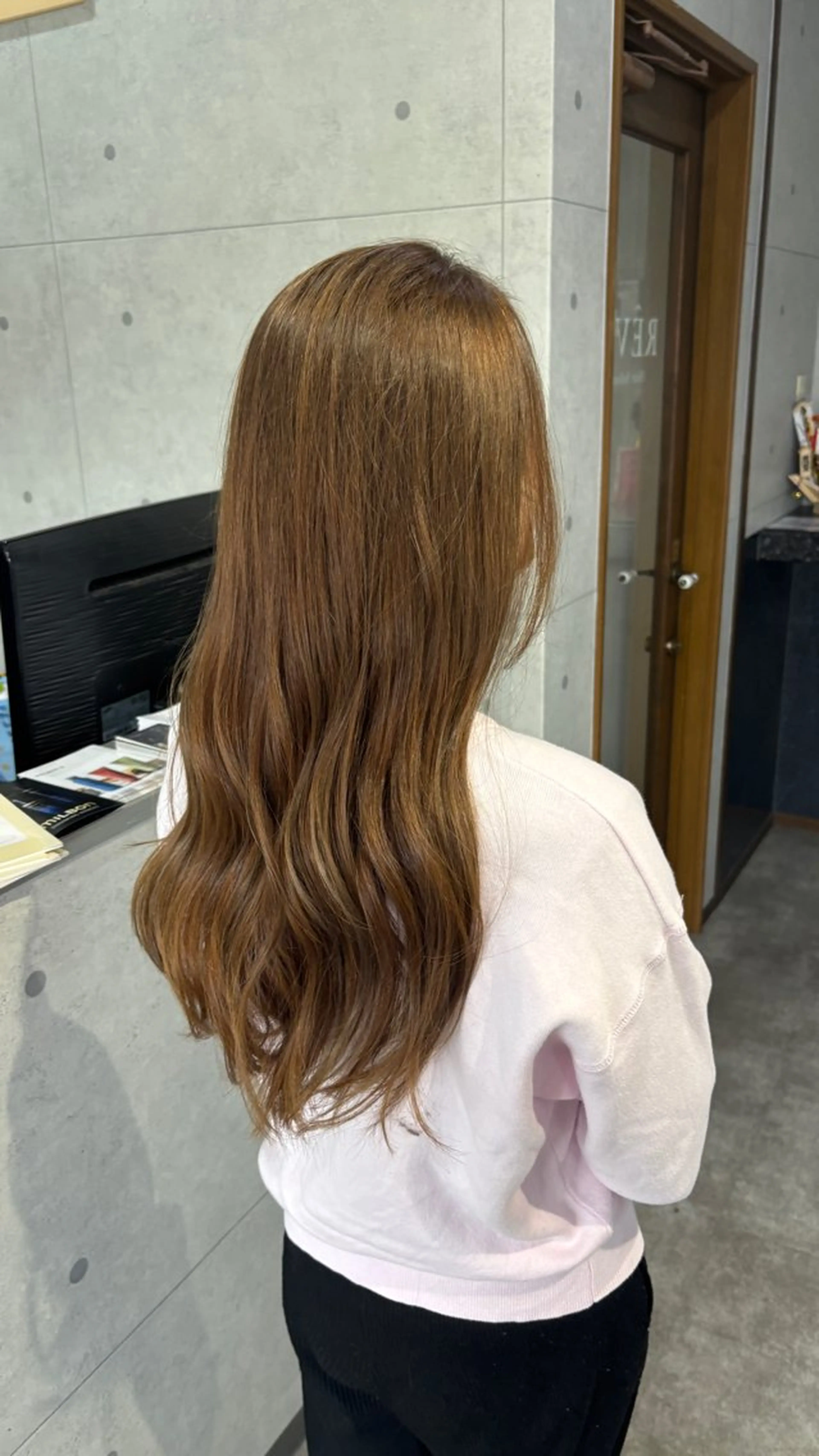 セミロング ショートボブ ボブ ハイライト 髪質改善 レイヤーカット カット ヘアカラー REVE所属・REVE美容室 REVEマツエクのヘアスタイル