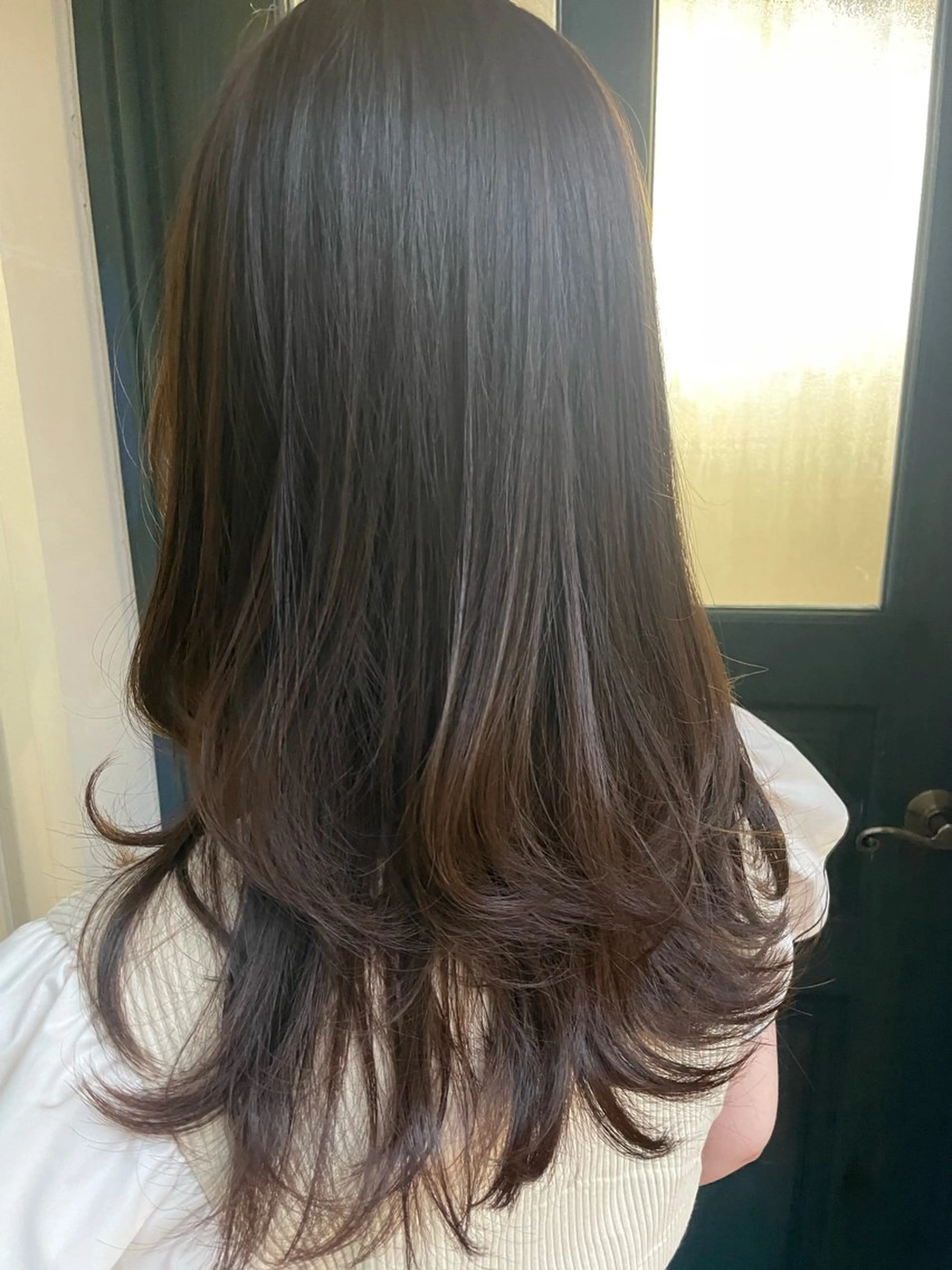 ロング カット ヘアカラー トリートメント レイヤーカット 中屋光貴のヘアスタイル