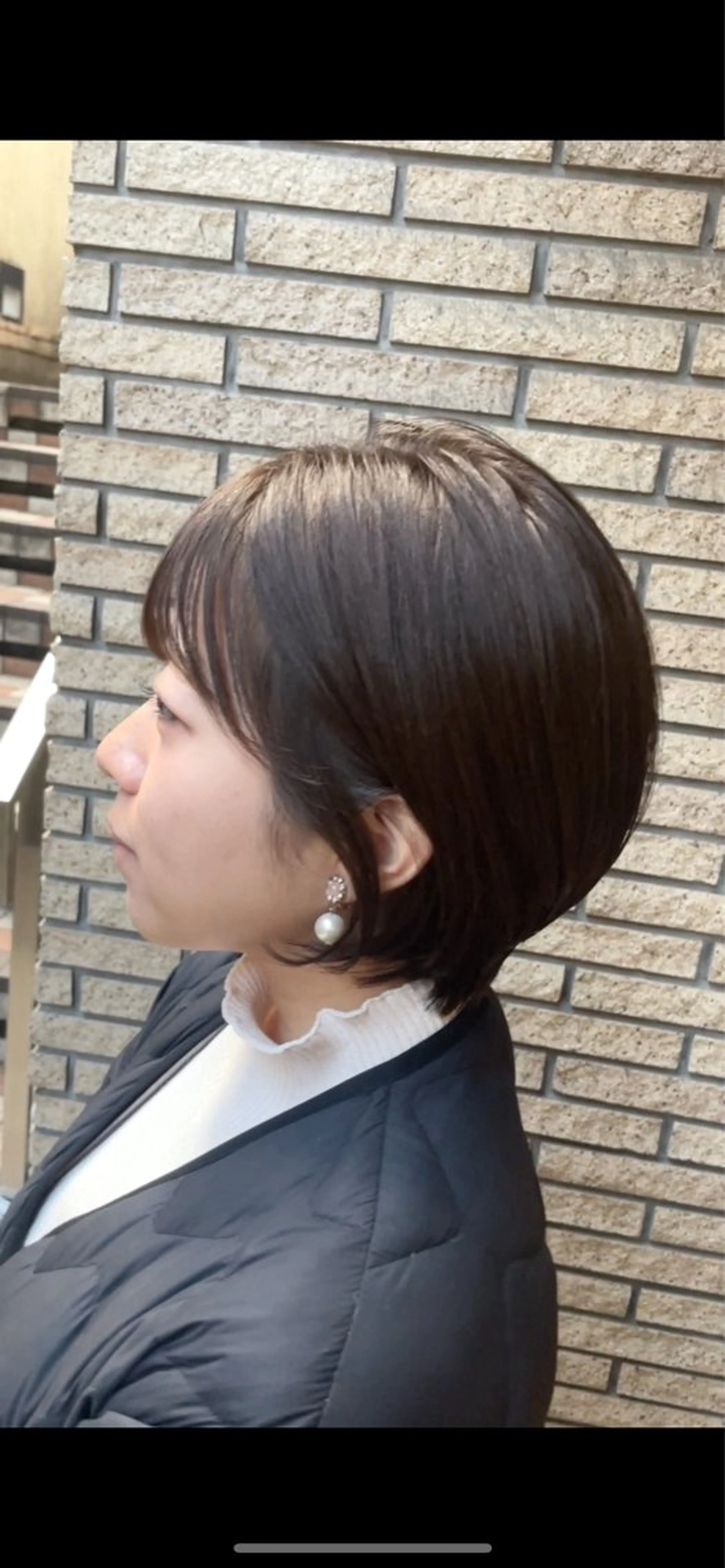 ショート カラー ベージュカラー グレージュ オリーブベージュ オリーブグレージュ オリーブグレー カット ヘアカラー トリートメント BEBE所属・ご新規様限定 透明感カラーKANAのヘアスタイル