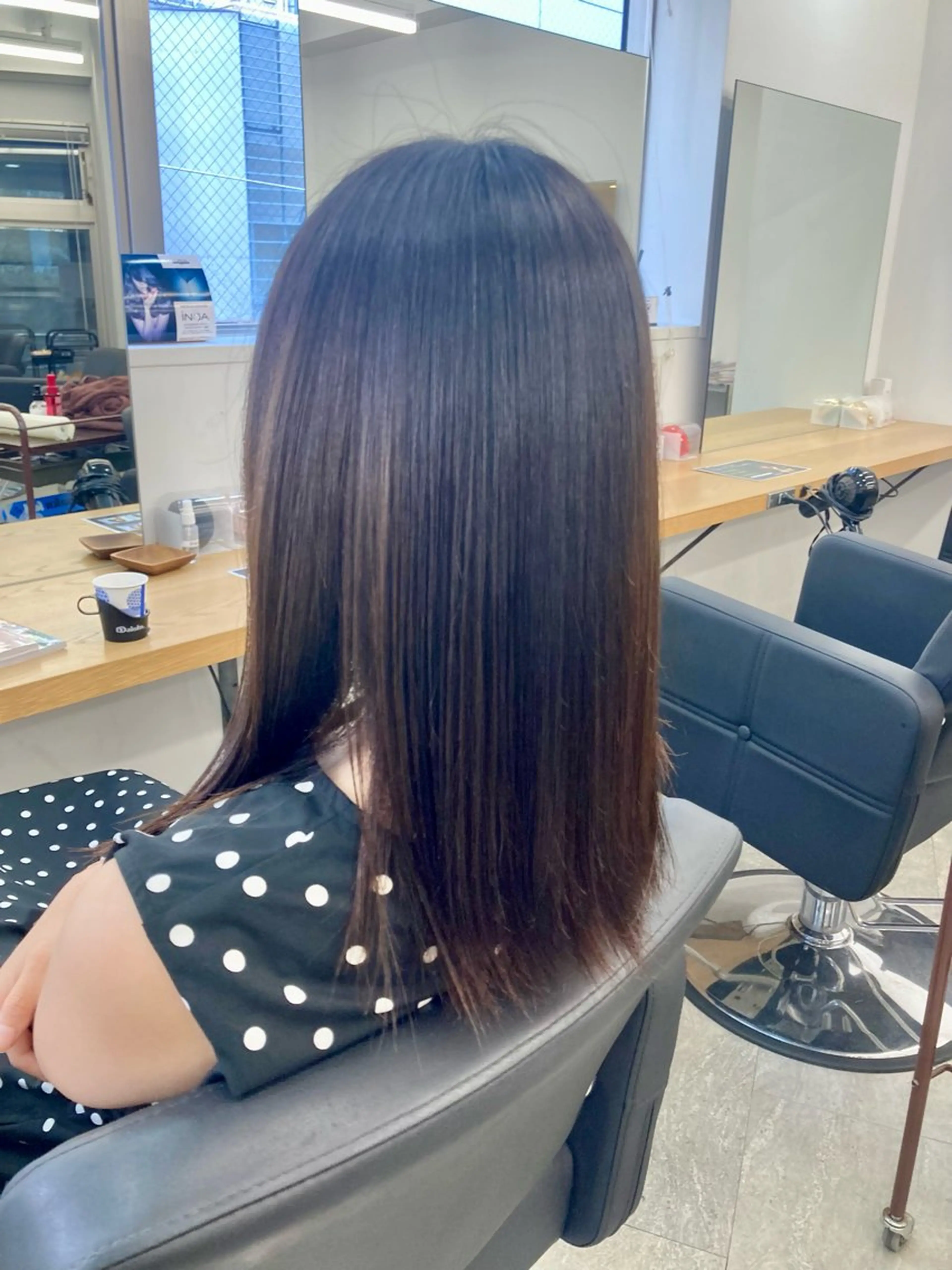 ミディアム 縮毛矯正 DEARS徳島店所属・髪質改善Dears 藤井のヘアスタイル