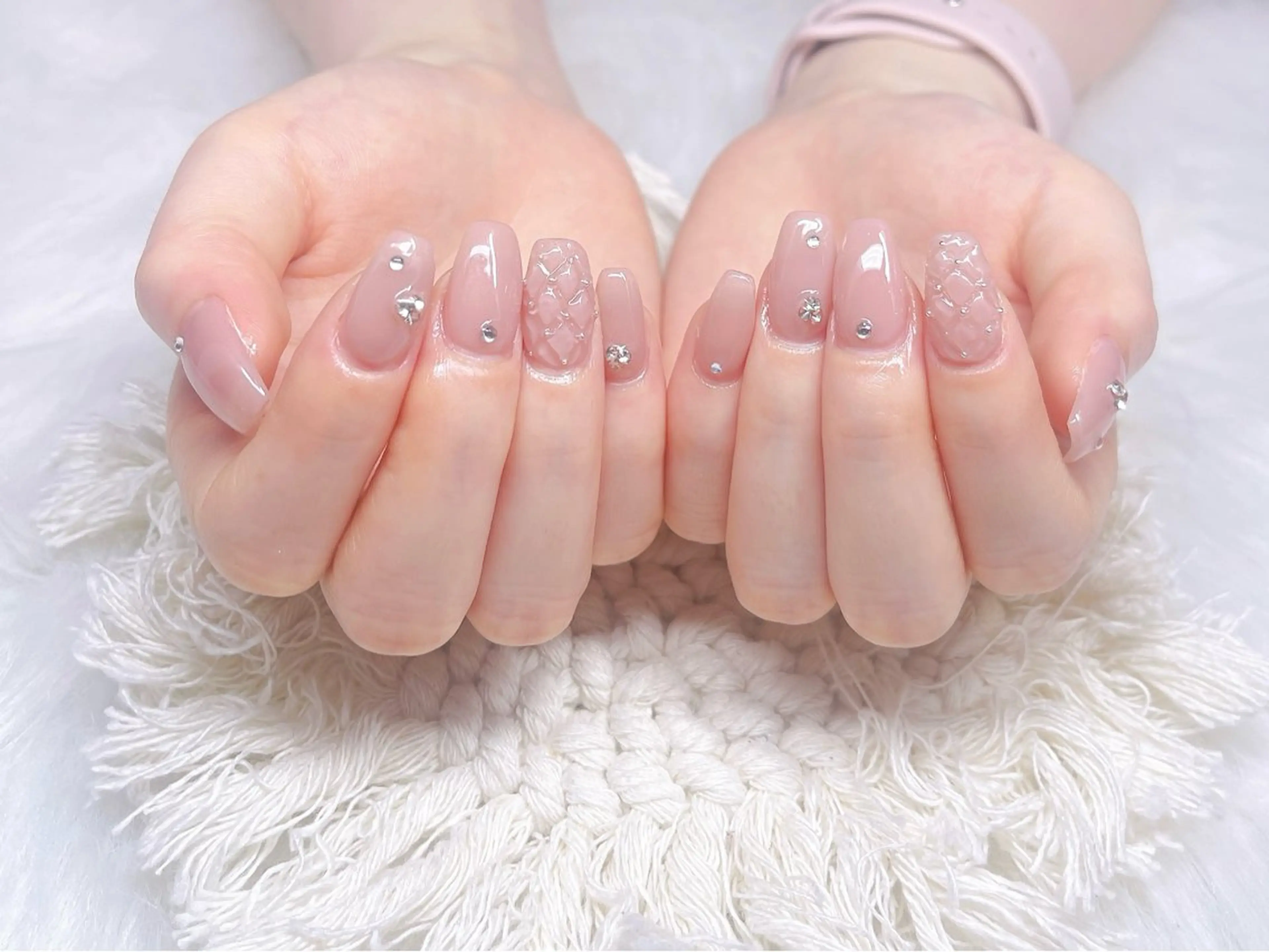 ネイル 長さ出し ネイルチップ YumiNail所属・Yumi nailのネイルデザイン