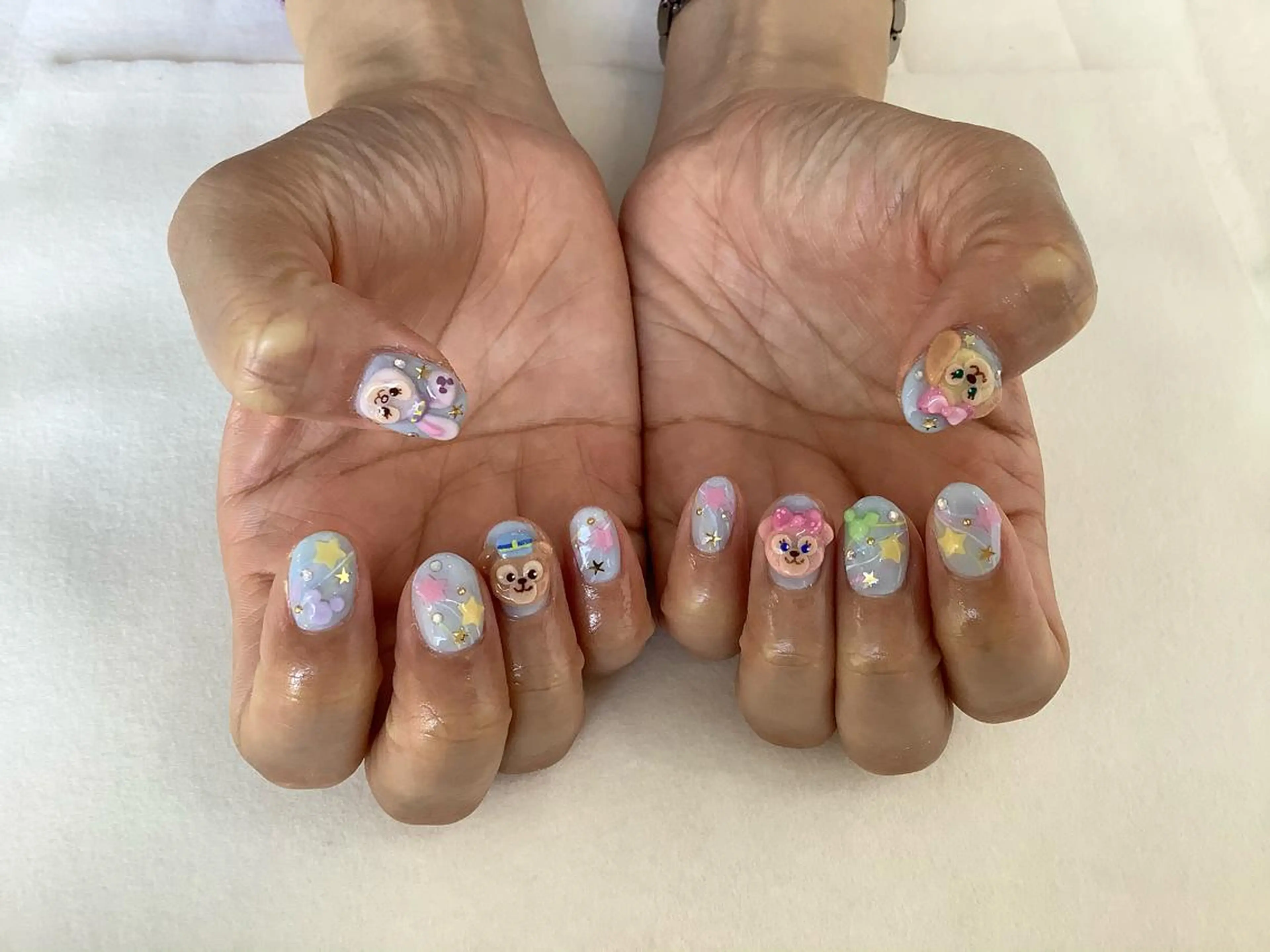 ネイル ハンドネイル 💎🐰 saki. m 🐰💎のネイルデザイン