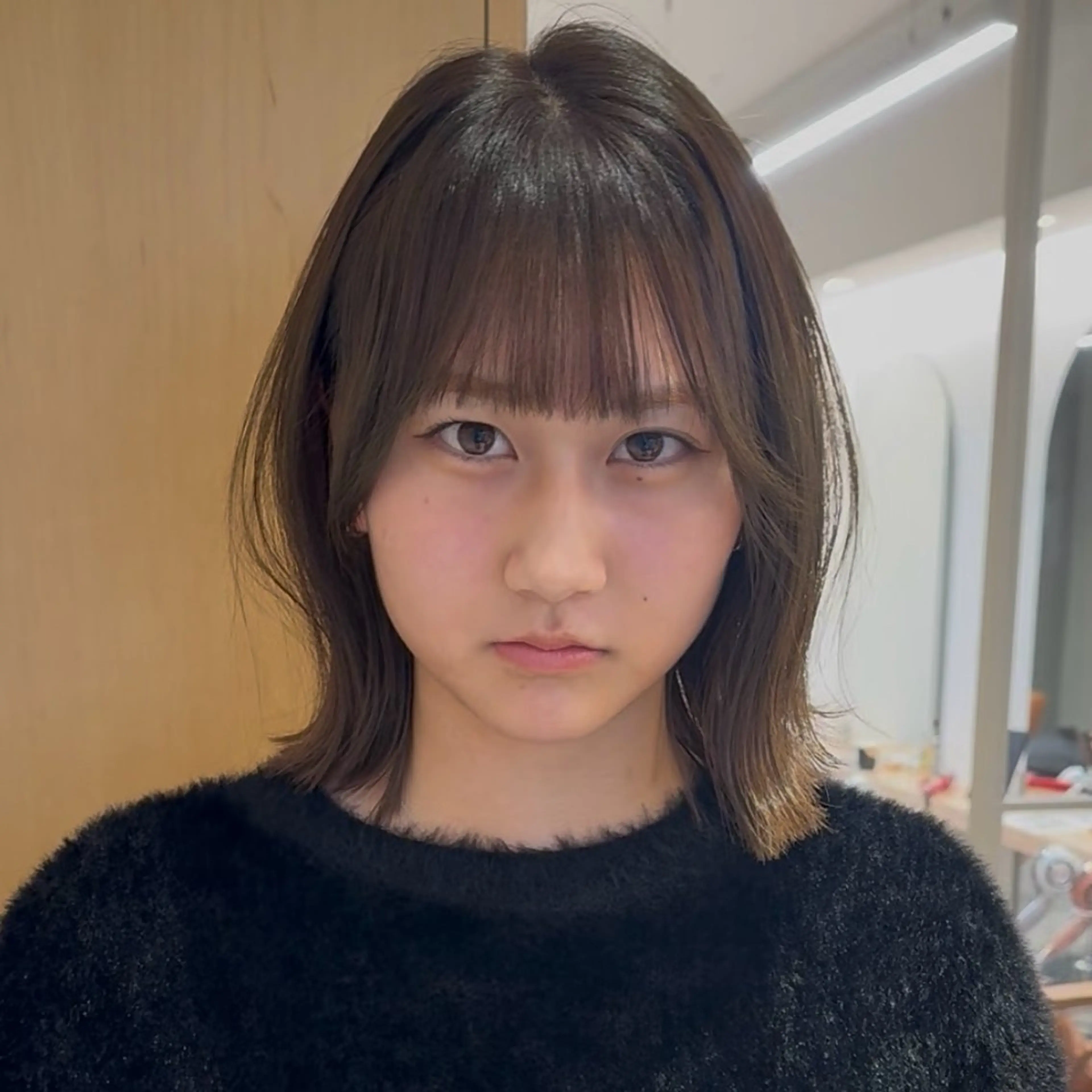 ミディアム カラー カット ヘアカラー トリートメント noa/ 渋谷のヘアスタイル