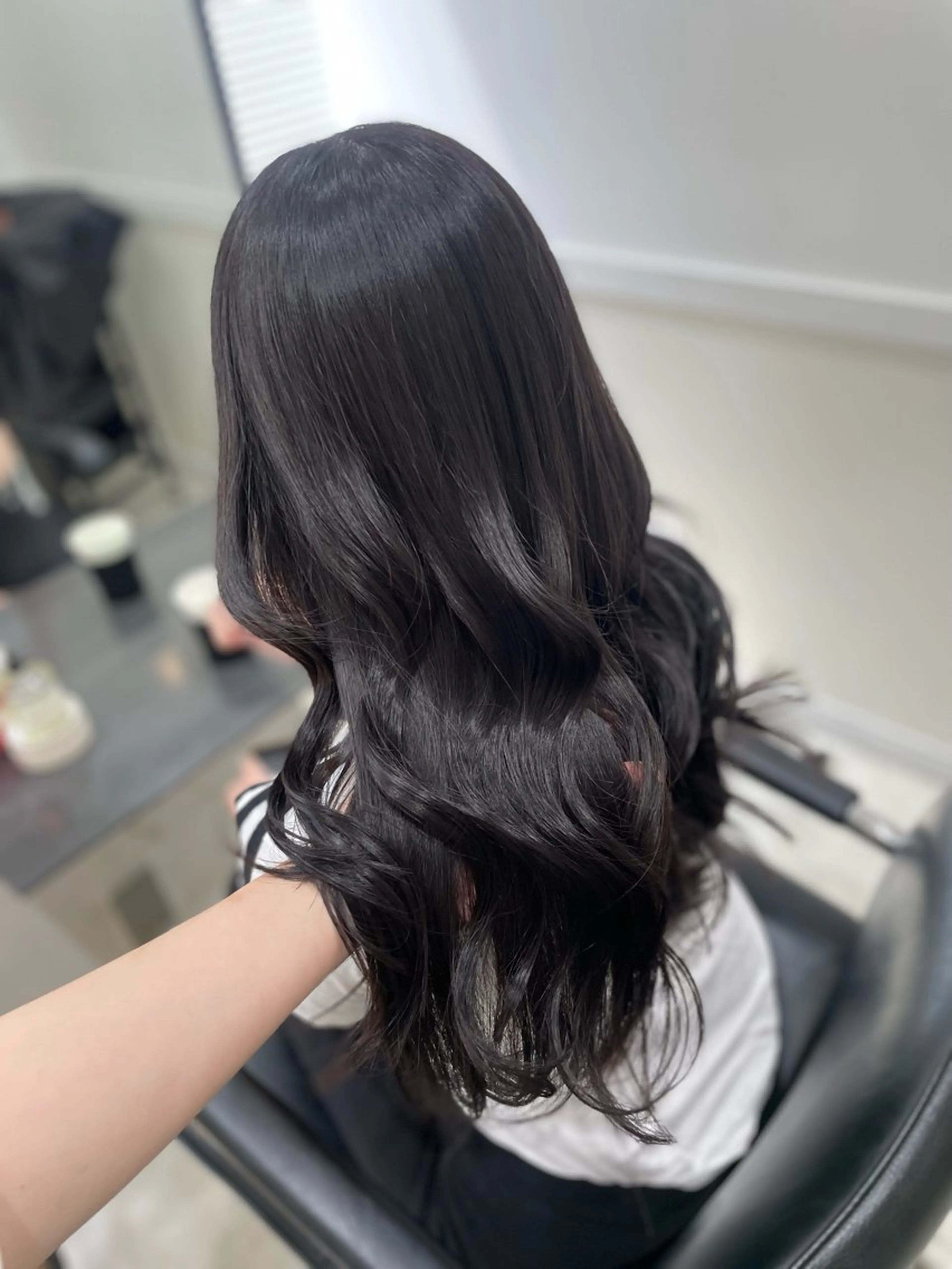 ロング 🤍韓国トレンド ヘア🤍miku🤍のヘアスタイル