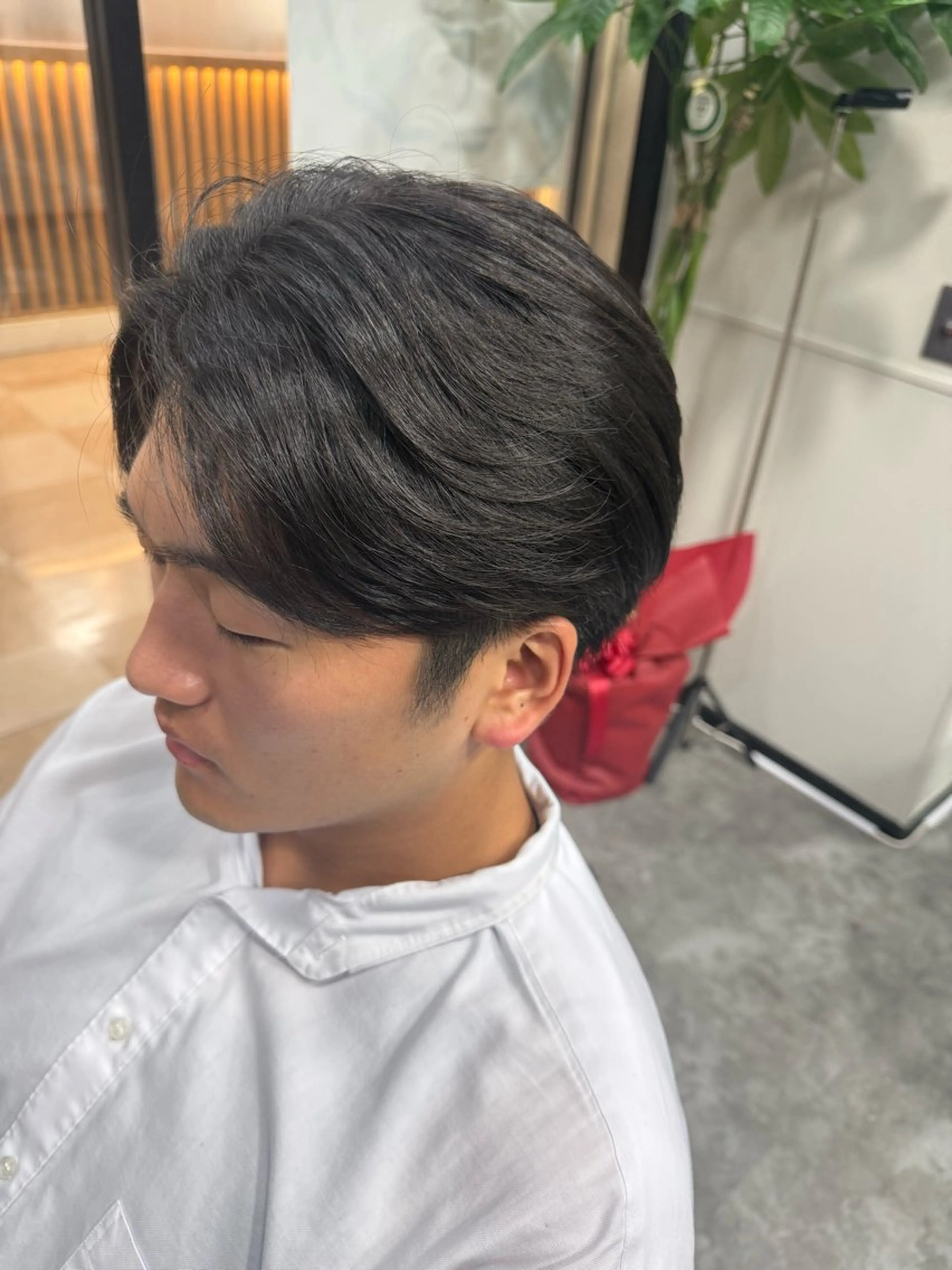 メンズ 縮毛矯正 ⭐️曲がる縮毛矯正 パーマモデル募集中のヘアスタイル