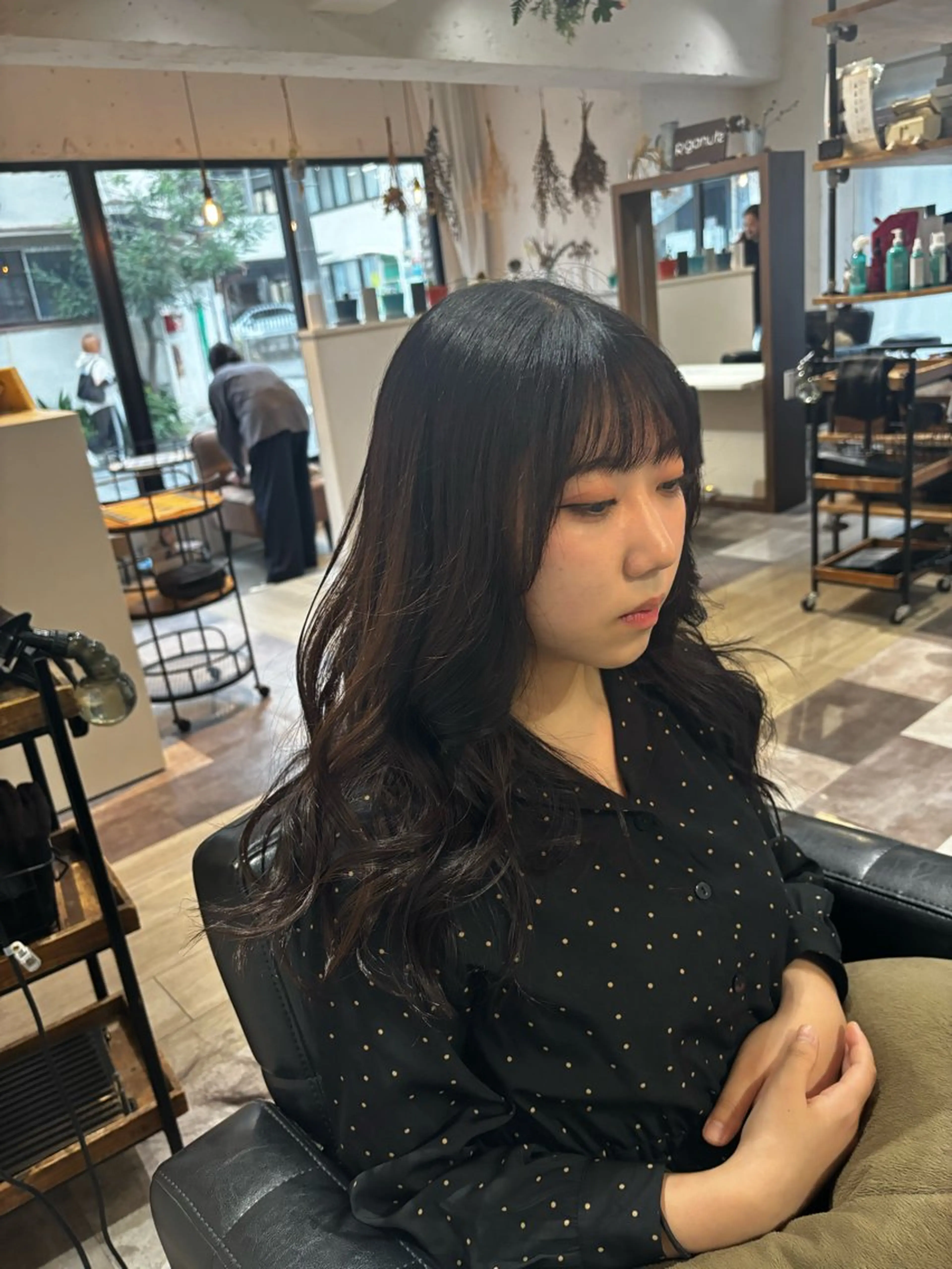 ロング 顔周りカット 🍒サクラ🍒 /透明感カラー/艶髪のヘアスタイル