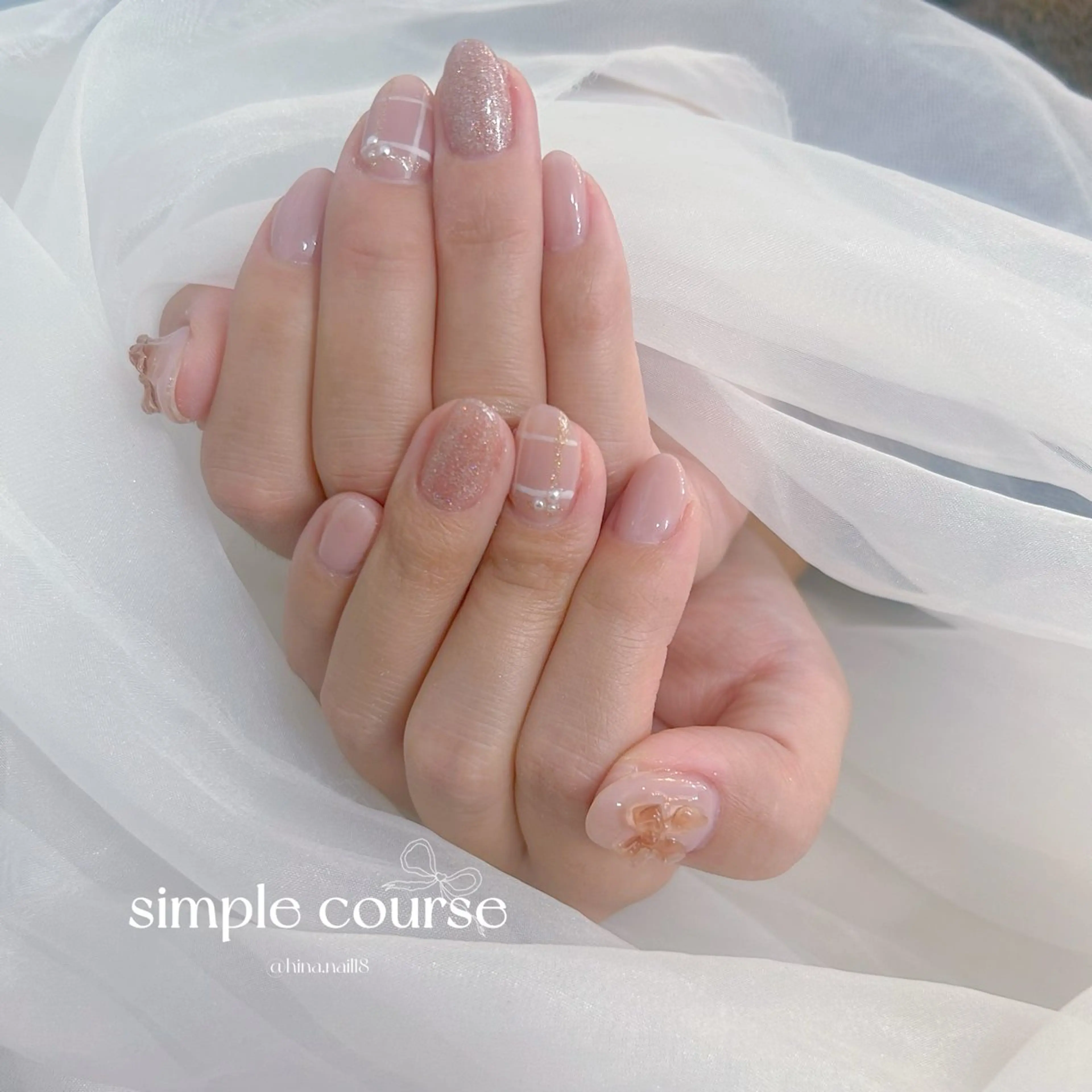 ネイル マグネットネイル ハンドネイル SweetOlive HINAKOのネイルデザイン