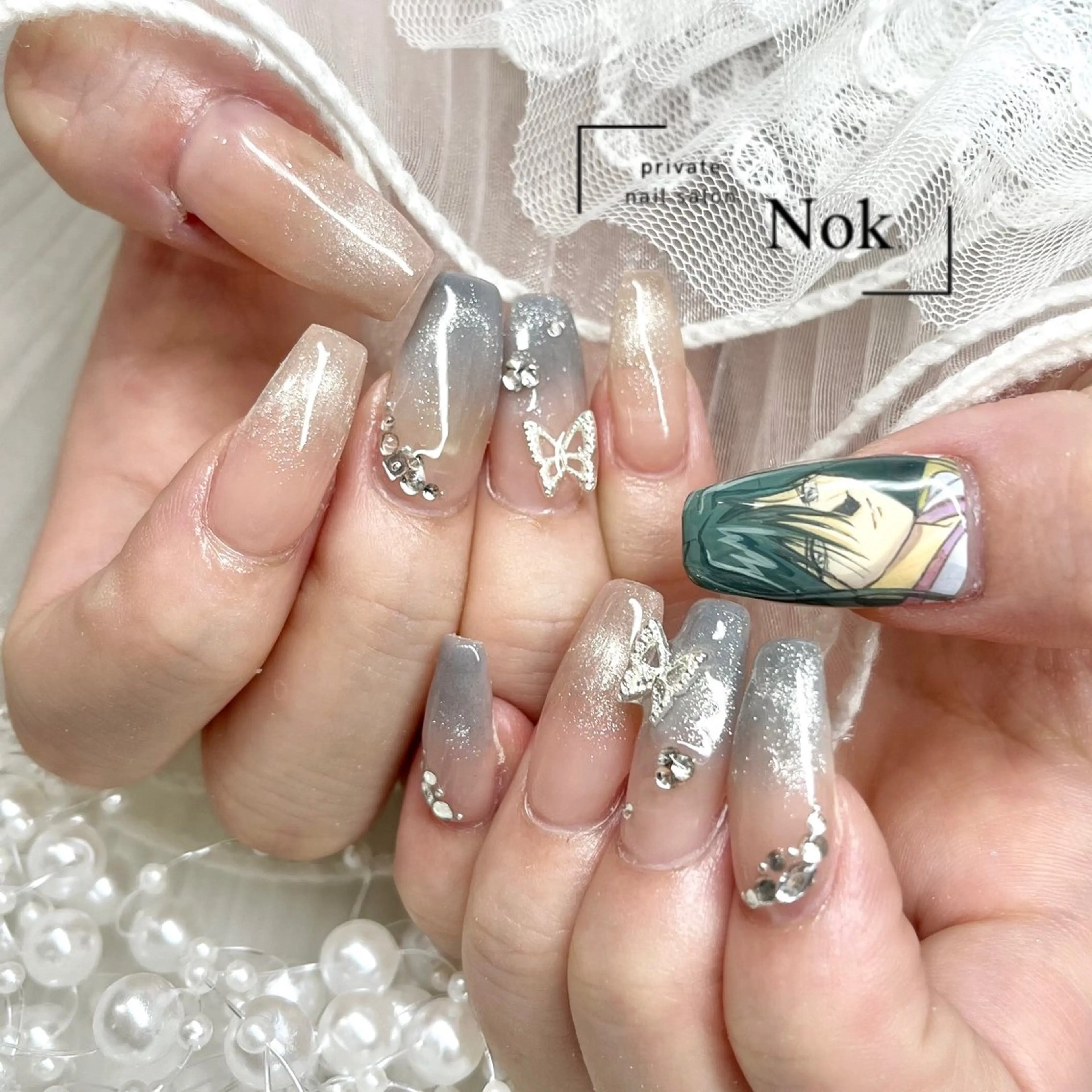 ネイル ハンドネイル 池袋痛ネイル Nok. 渡辺のネイルデザイン