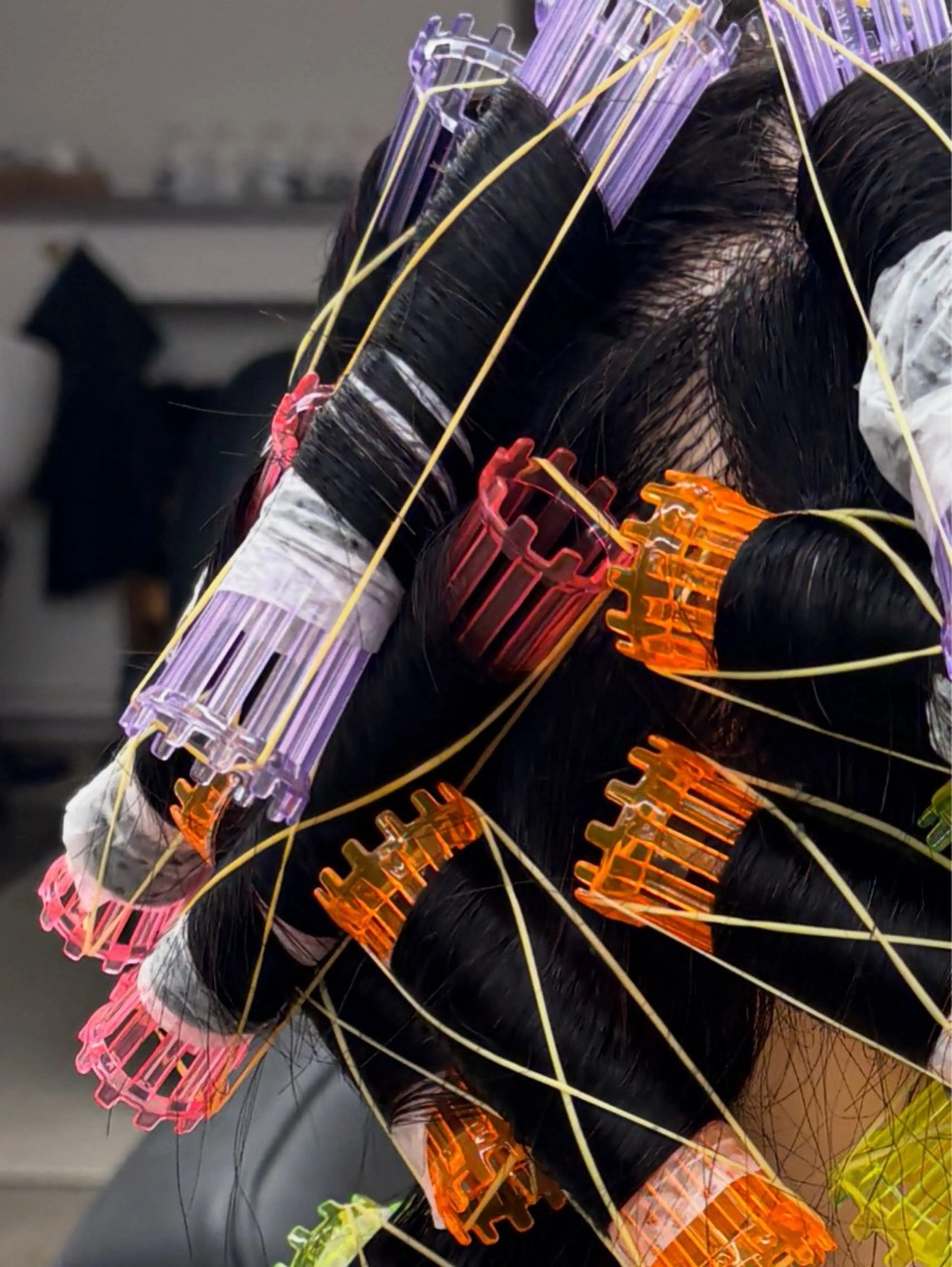 ミディアム パーマ tonari所属・ブリーチモデル/ カットモデル/Riaのヘアスタイル