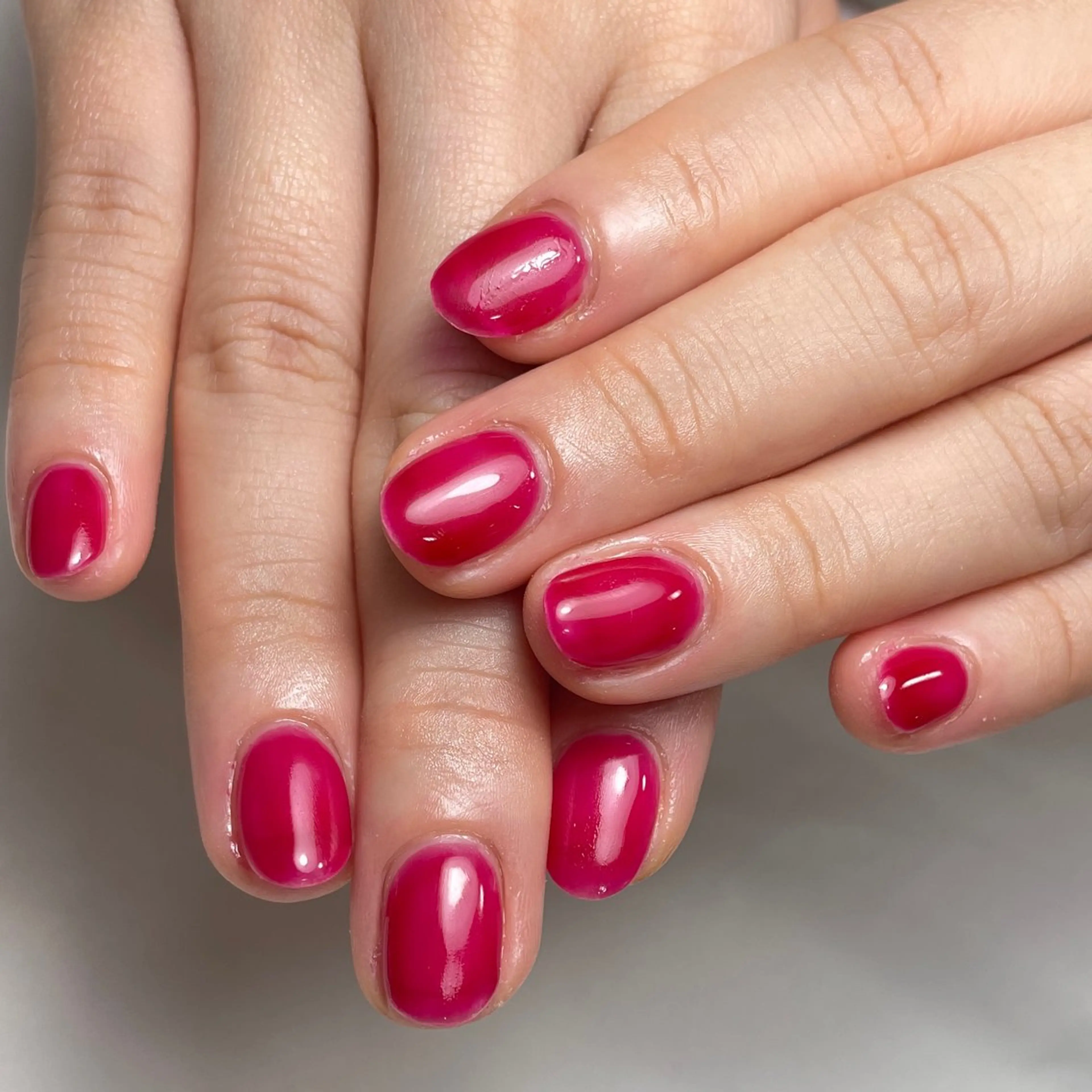 ネイル アートネイル フレンチネイル ジェルネイル グラデーション 韓国ネイル ハンドネイル 久保田 マリコのネイルデザイン