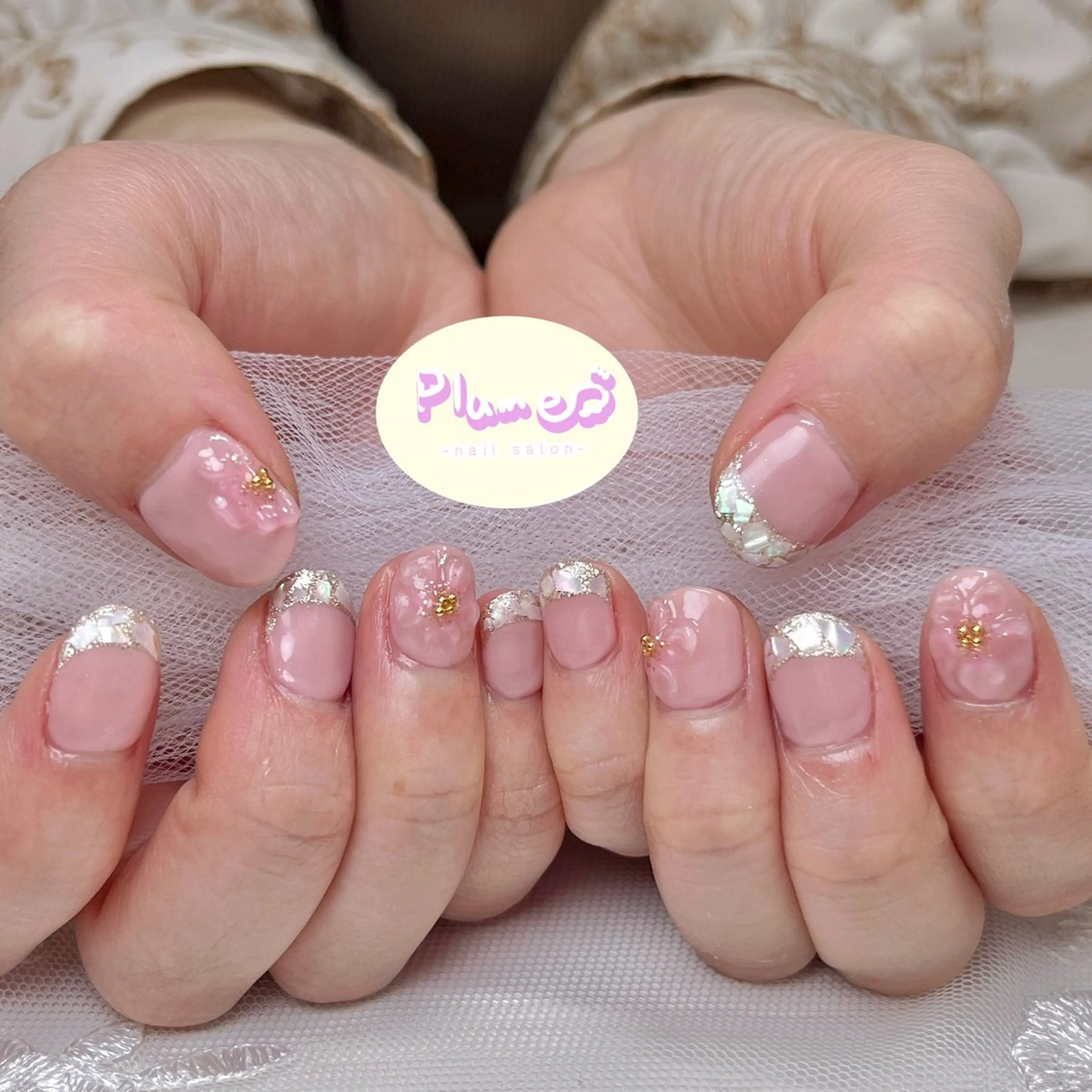 ネイル ハンドネイル plume nail ☆韓国ネイルのネイルデザイン