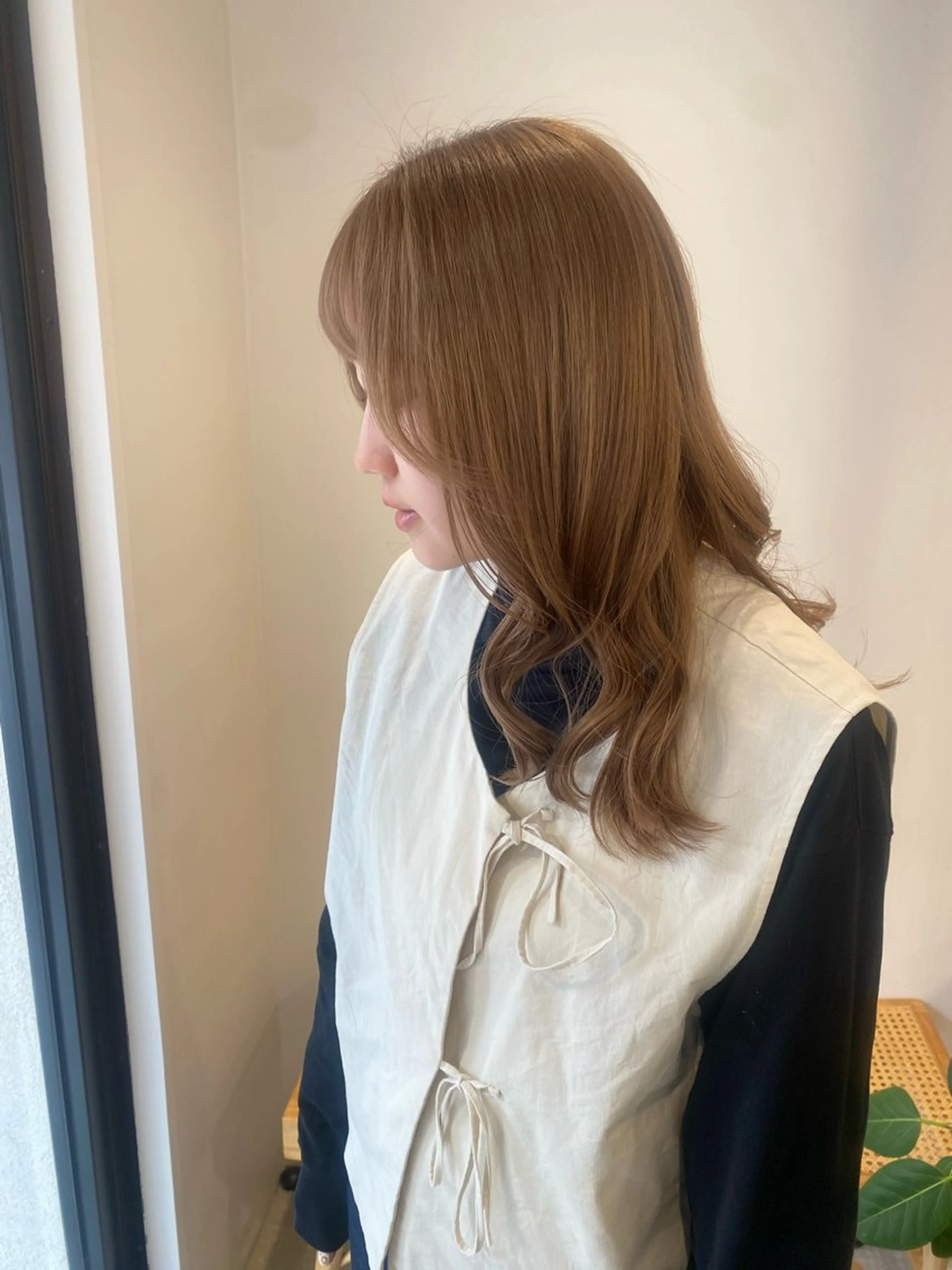 ミディアム knock所属・knock　國友 華乃のヘアスタイル